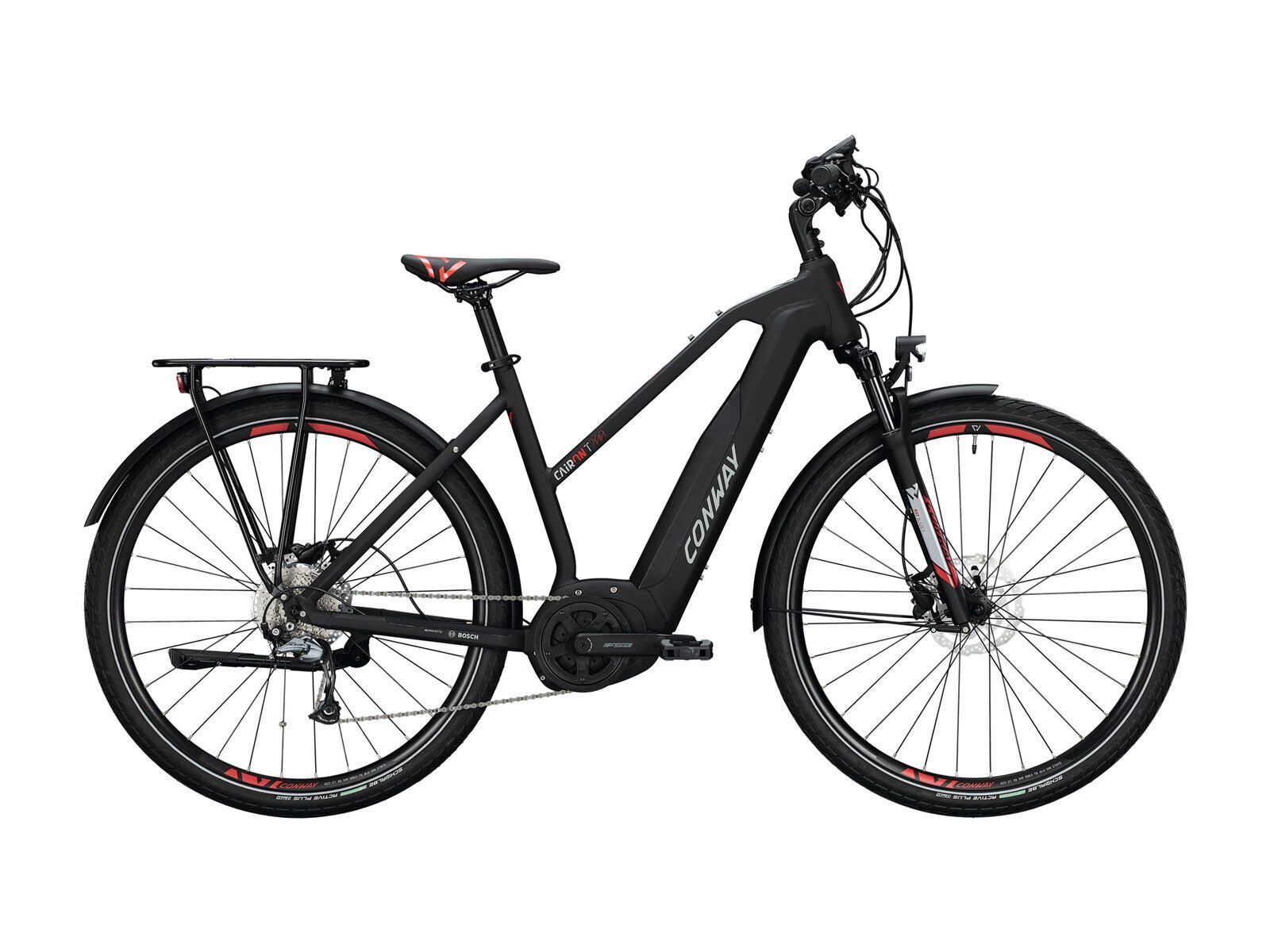 Conway Cairon T 200 Trapez 500, black matt/red - Bild 1