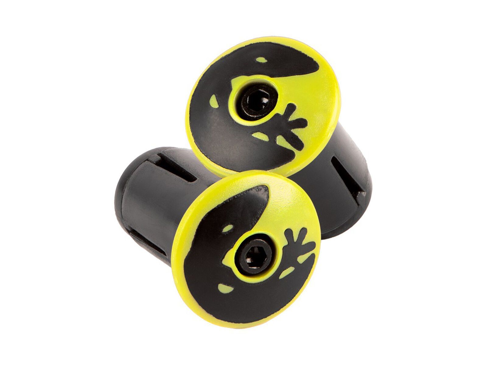 Lizard Skins Road Bar End Plugs, neon yellow - Bild 1