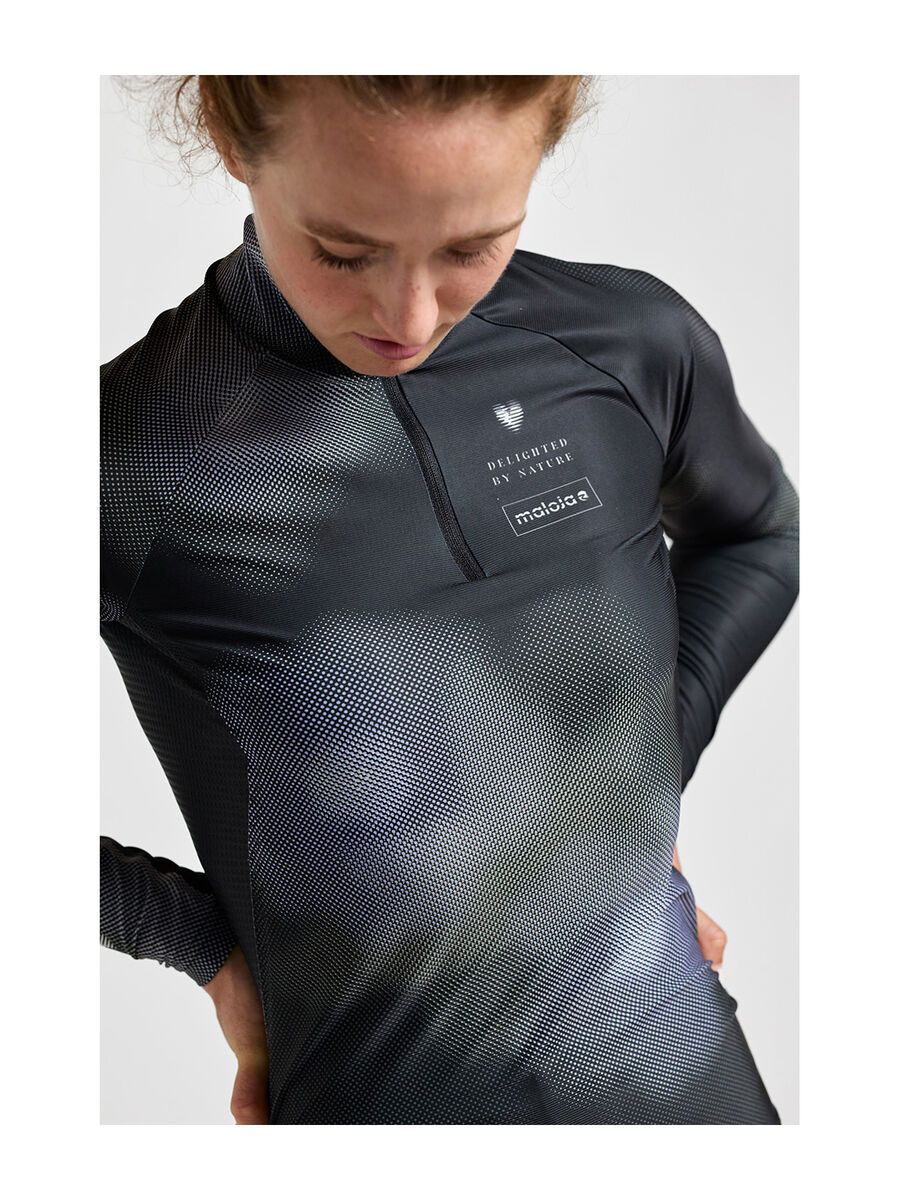 Maloja MonvisoM. Shirt, deep black bloom - Bild 2