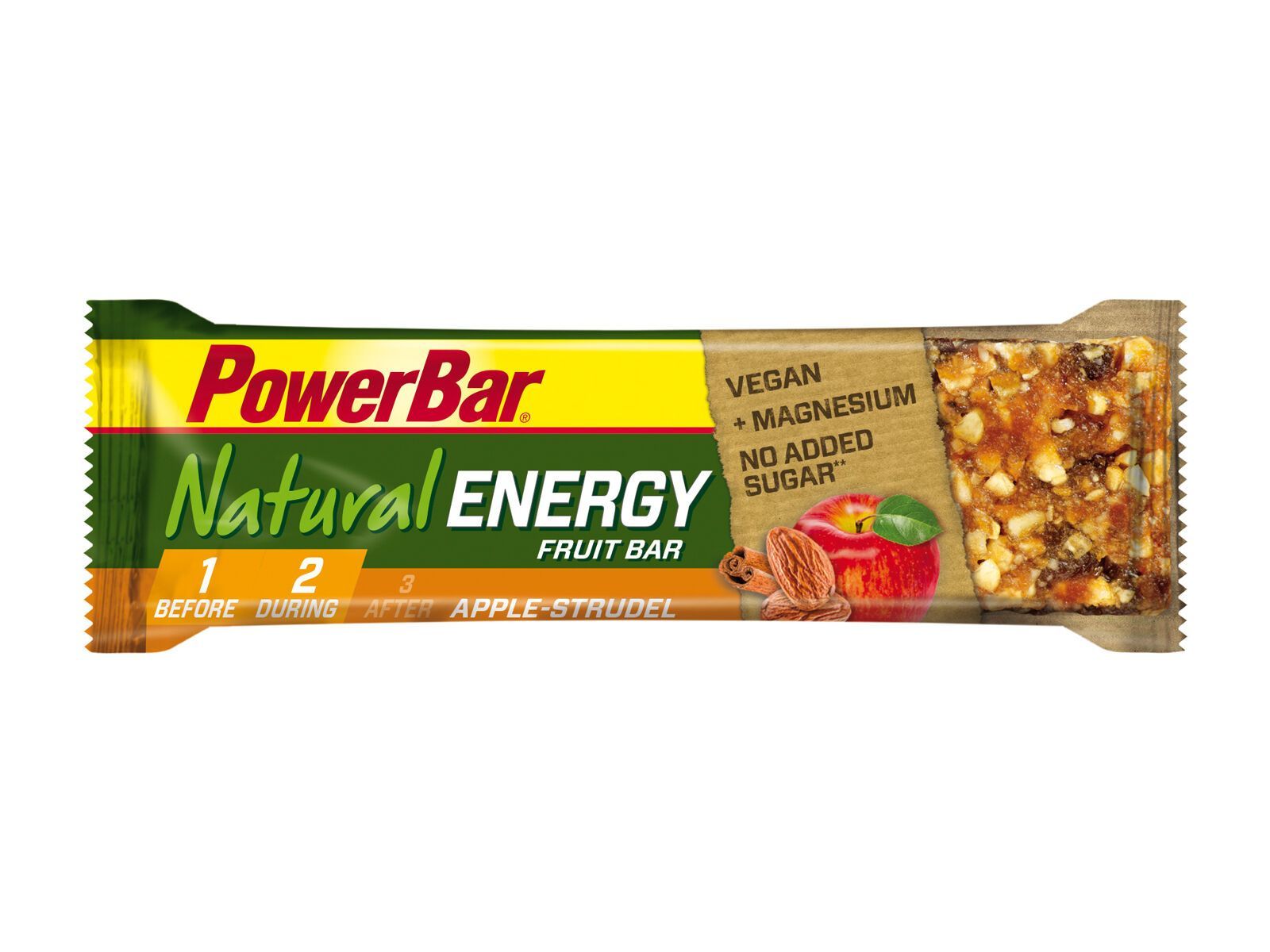 PowerBar Natural Energy Fruit Bar (Vegan) - Apple Strudel - Bild 1