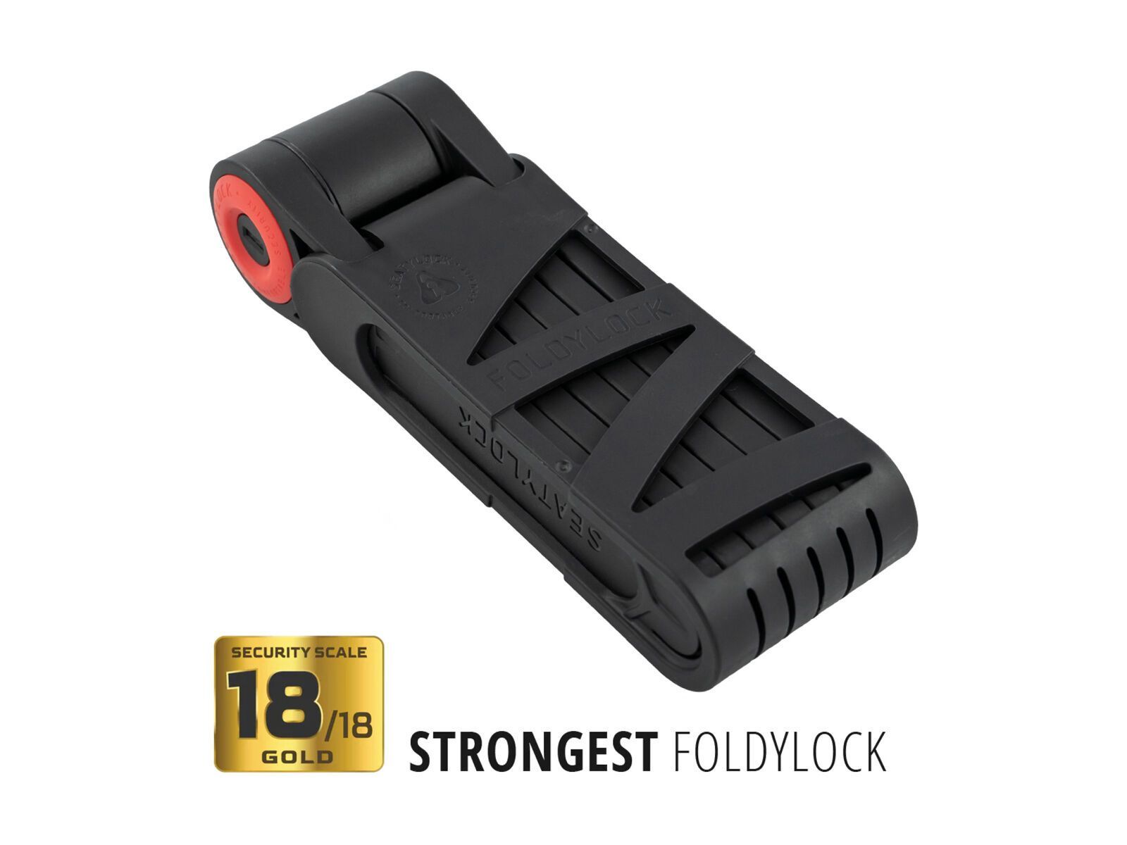 Voxom Foldylock Forever - 90 cm, schwarz-rot - Bild 4