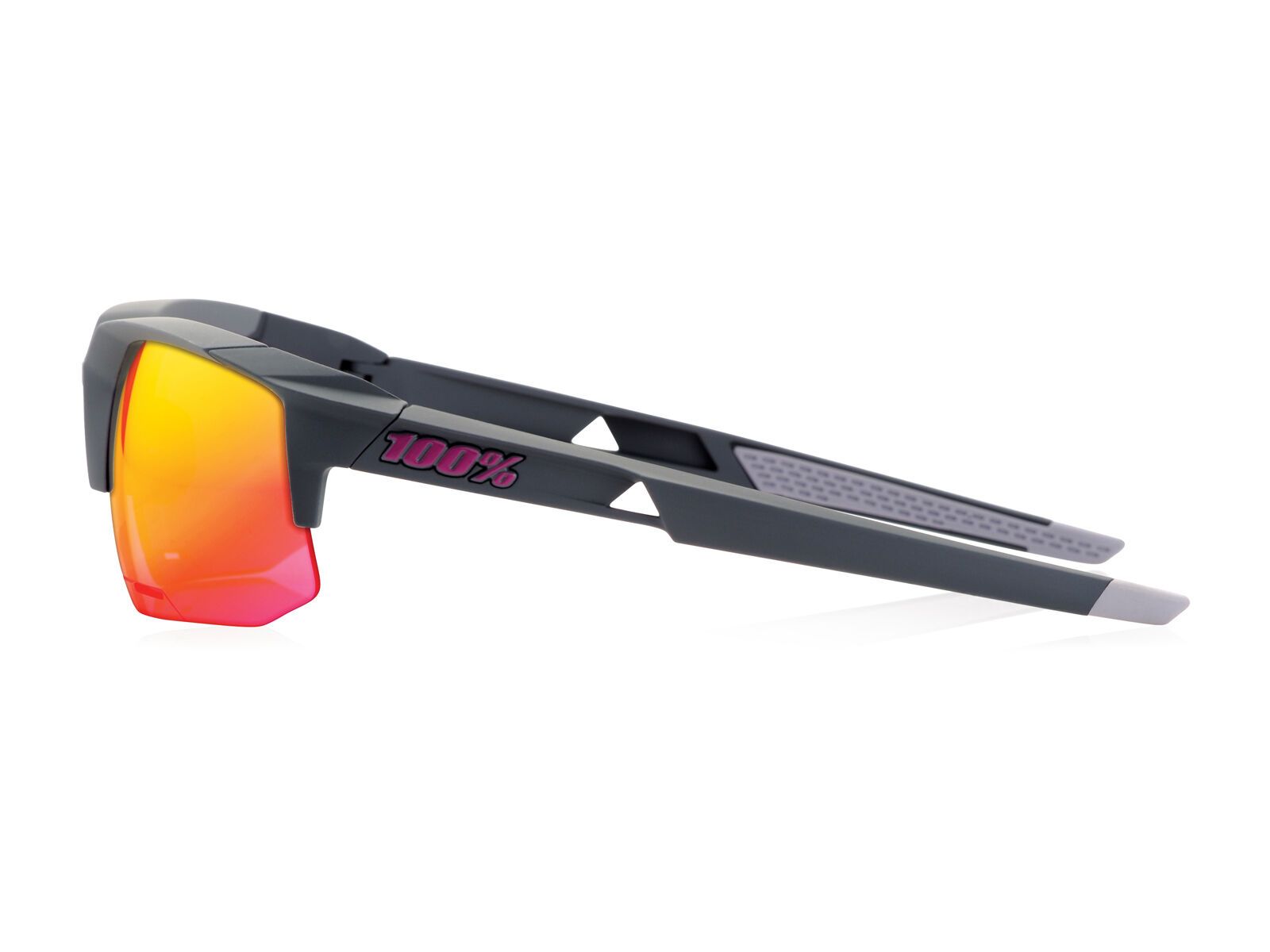 100% Speedcoupe, graphite/Lens: purple mirror - Bild 3