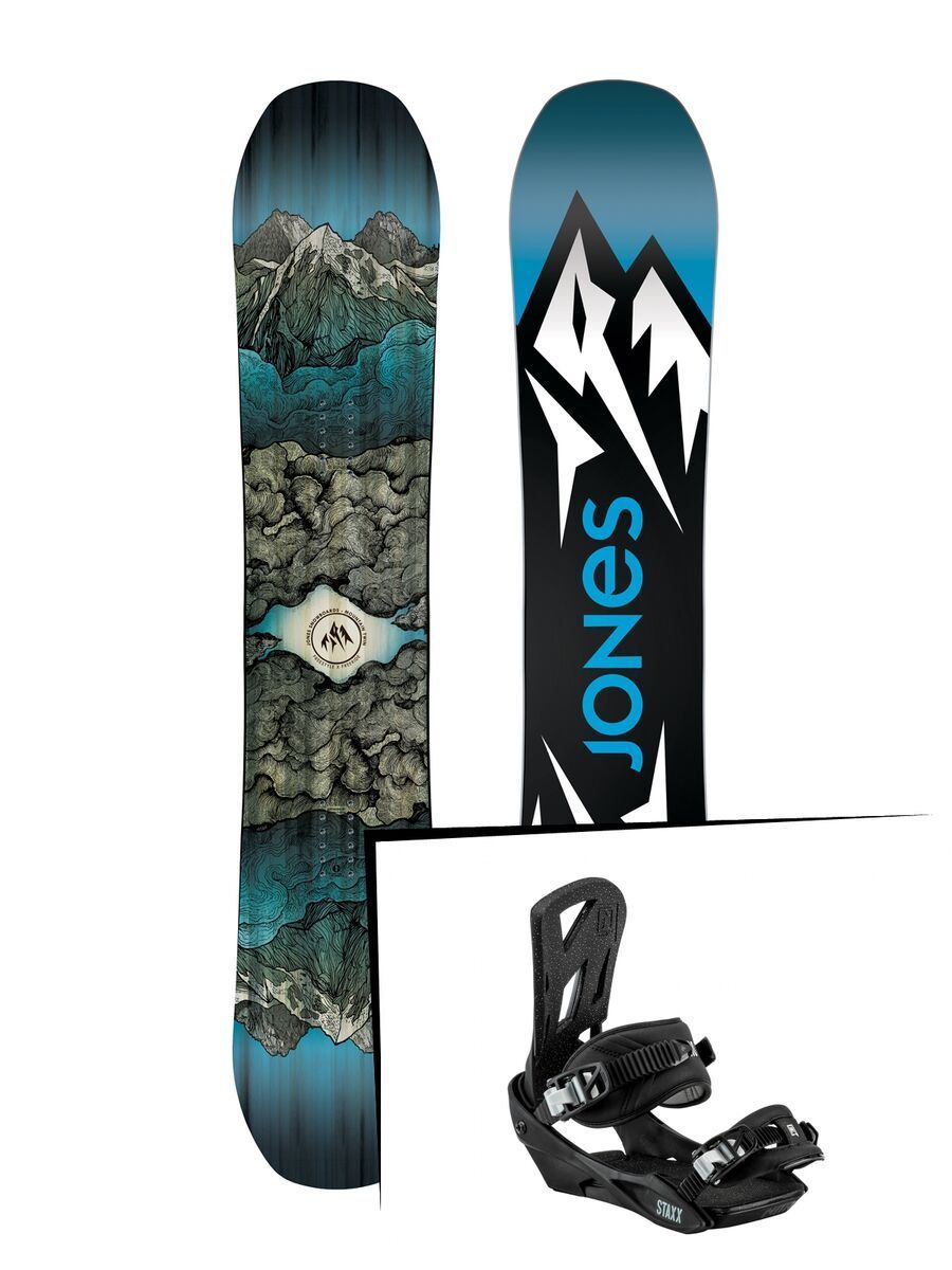 Set: Jones Mountain Twin 2019 + Nitro Staxx pepper - Bild 1