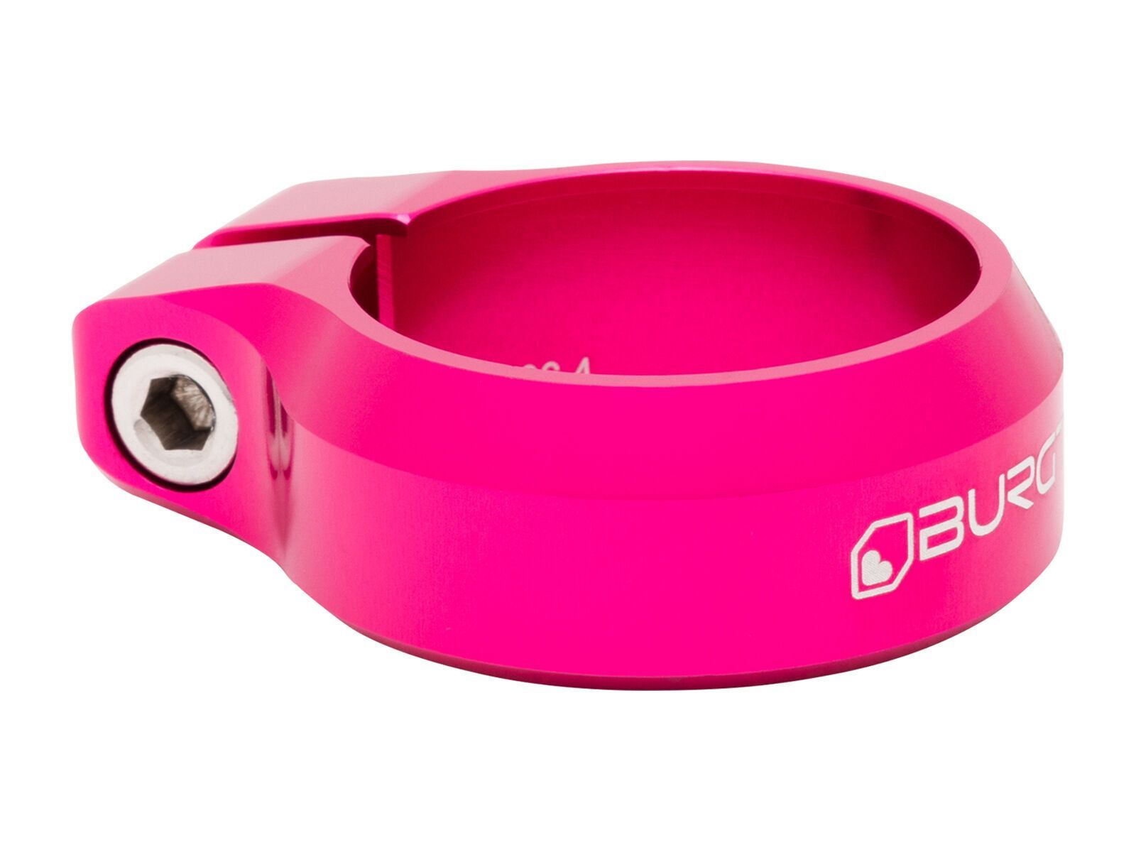 Burgtec Seat Clamp - 36,4 mm, toxic barbie pink - Bild 1
