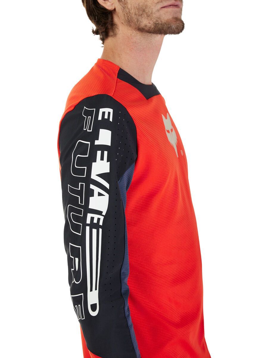 Fox Defend LS Jersey Elevated, fluorescent red - Bild 5