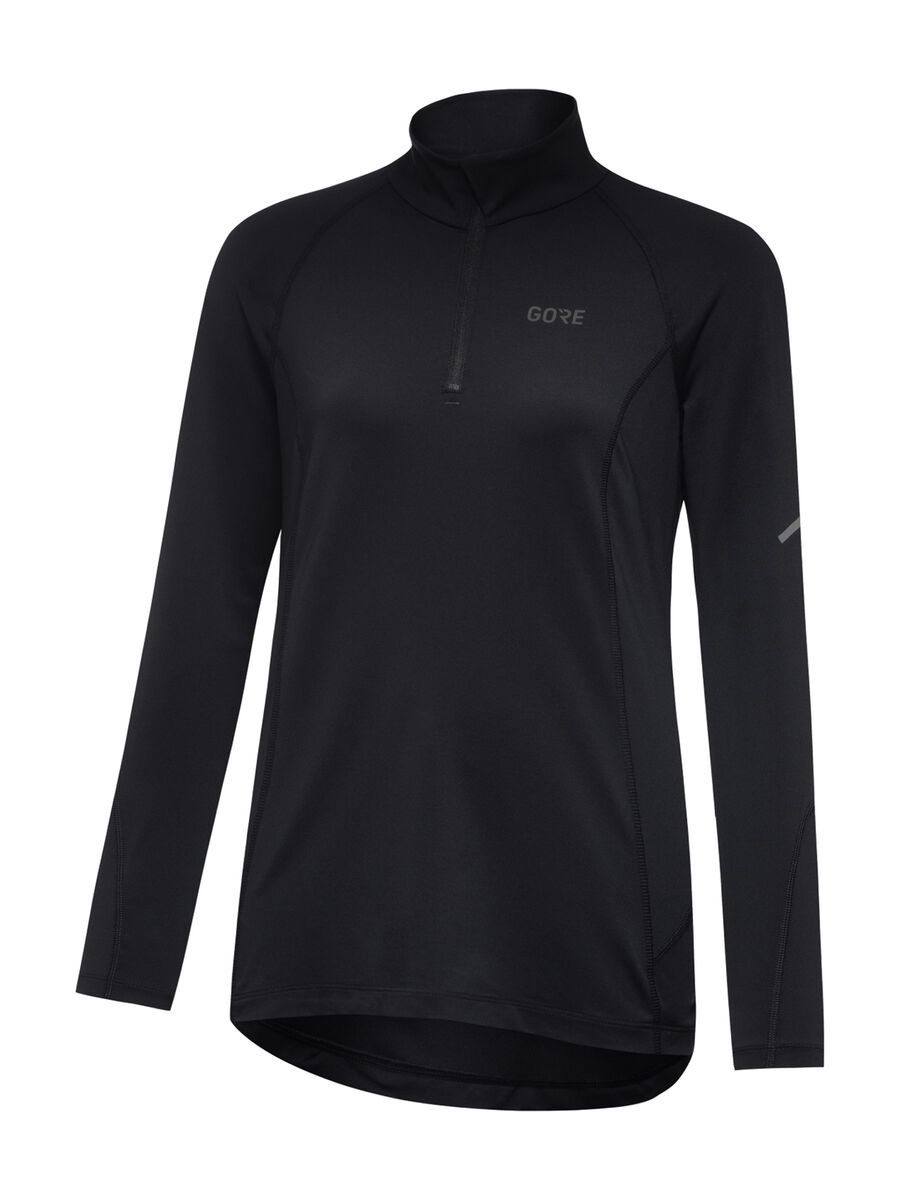 GOREWEAR M Damen Mid Zip Shirt Langarm, black - Bild 2