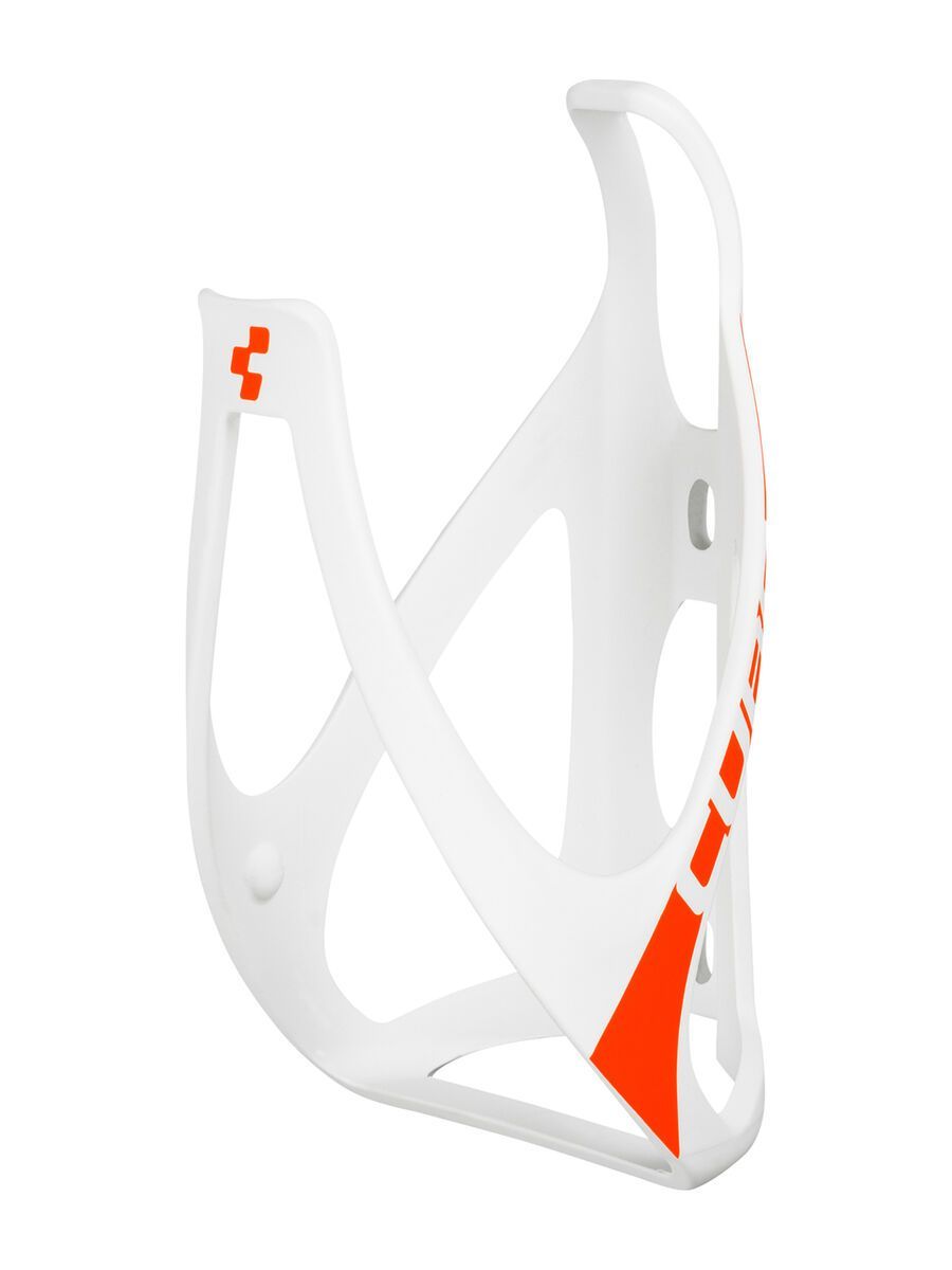 Cube Flaschenhalter HPP, matt white´n´flashred - Bild 1
