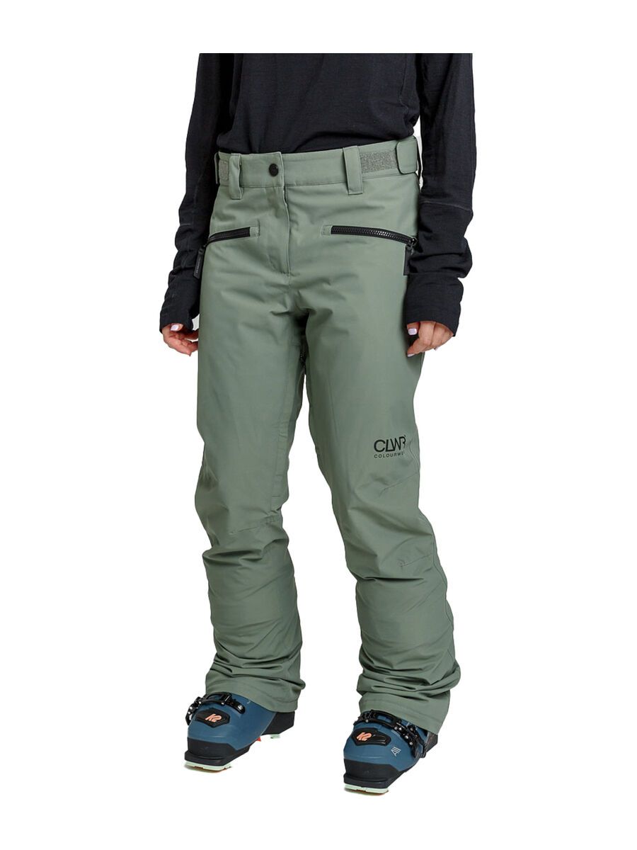 Colourwear Cork Pants Women, grey green - Bild 1