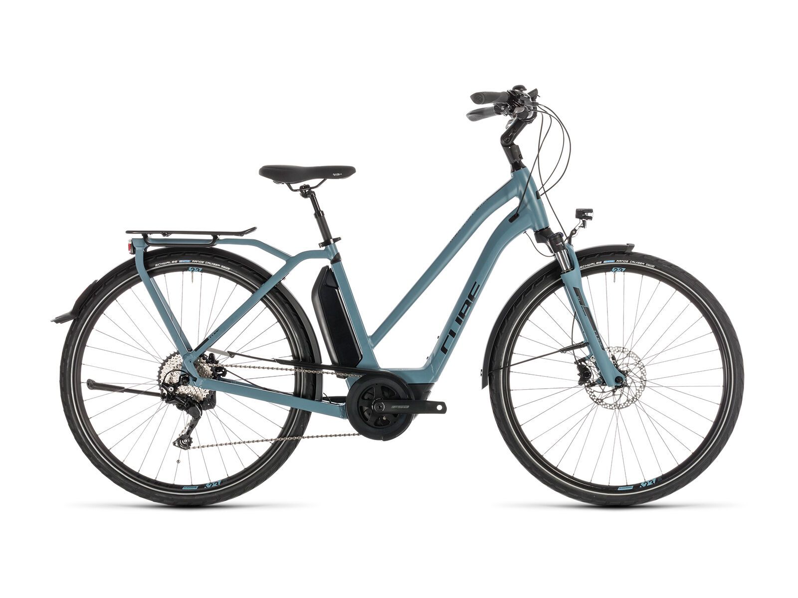 Cube Town Sport Hybrid Pro 400 Trapeze, blue´n´black - Bild 1