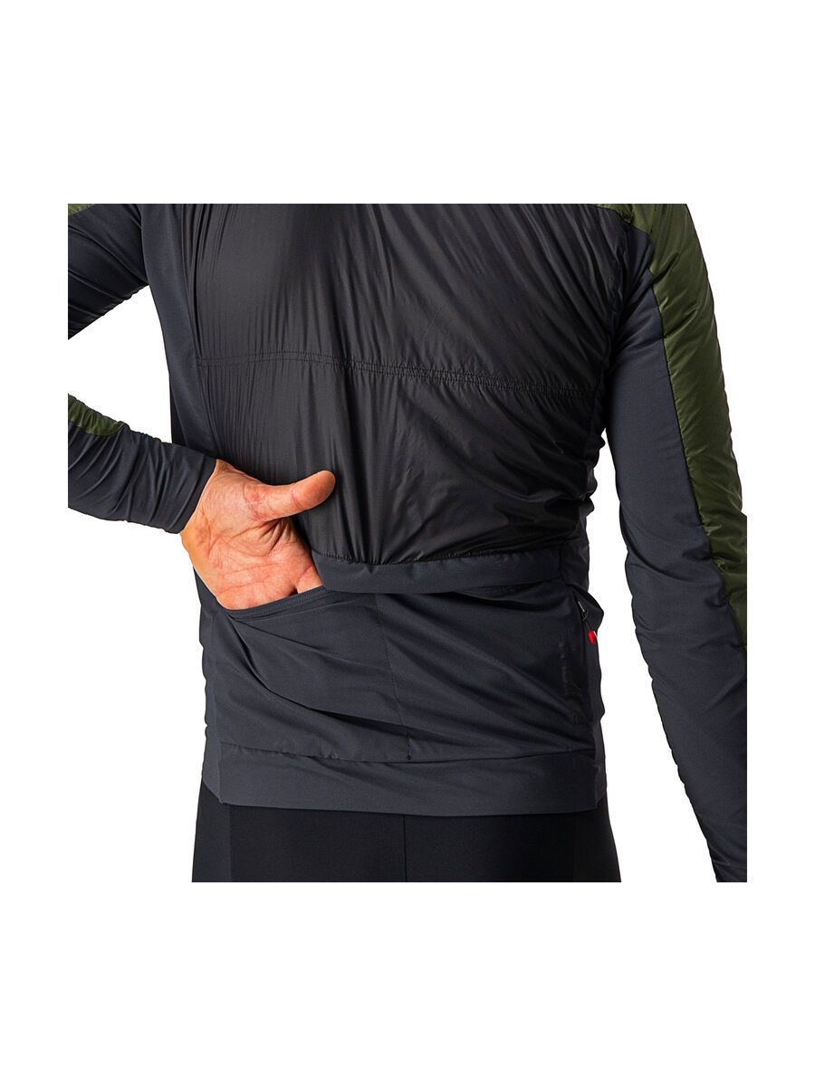 Castelli Unlimited Puffy Jacket, military green/dark gray - Bild 3
