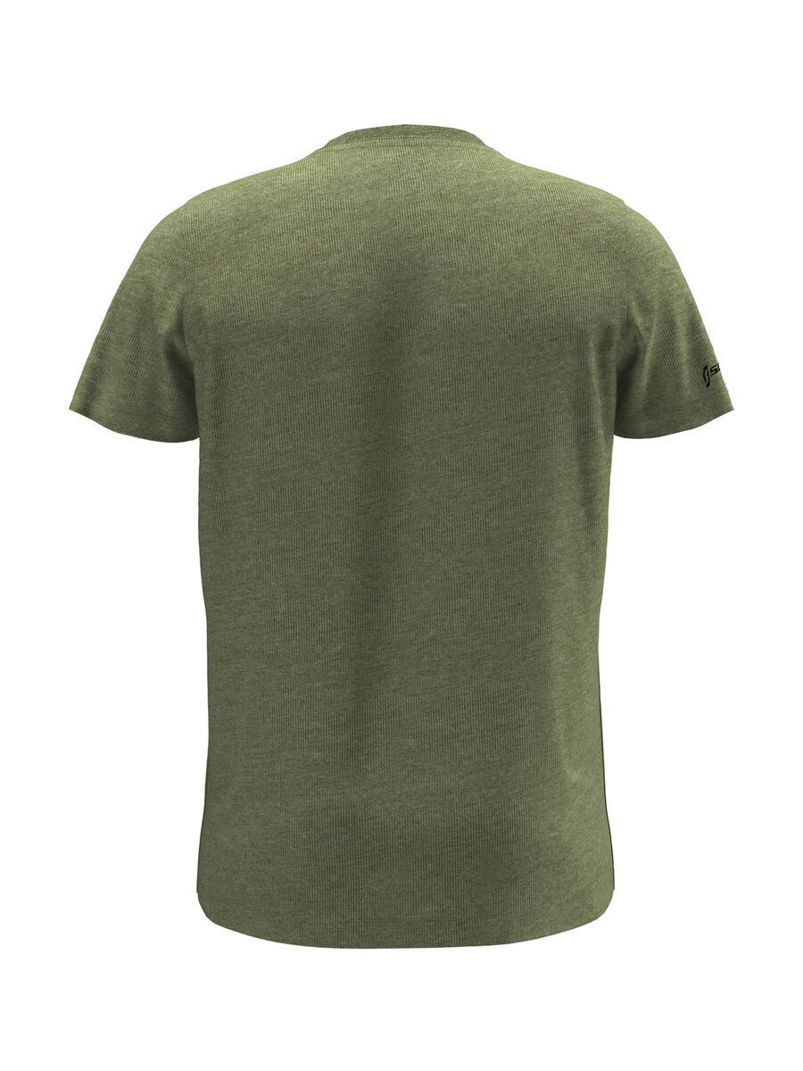 Scott 20 Graphic Dye S/Sl Tee, green moss melange - Bild 2
