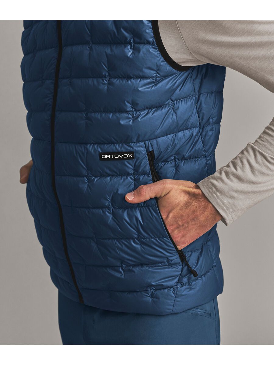 Ortovox DownWool 180 Vest M, blue nunatak - Bild 3