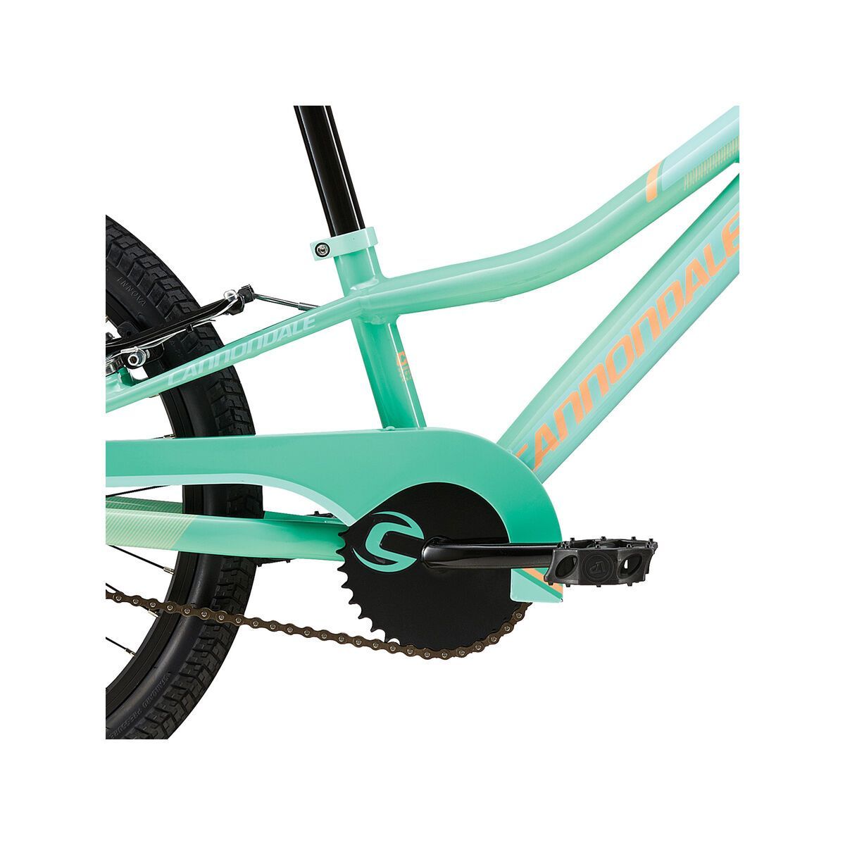 Cannondale Trail 20 Single Speed Girls, tropics w/ linen green and brazilliant, gloss - Bild 3