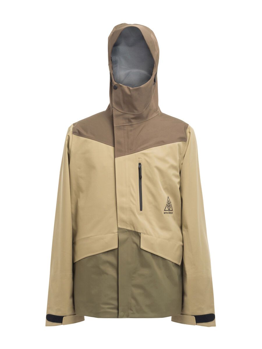 Nitro Team Mens Jacket 3L, brown/brush/military - Bild 1