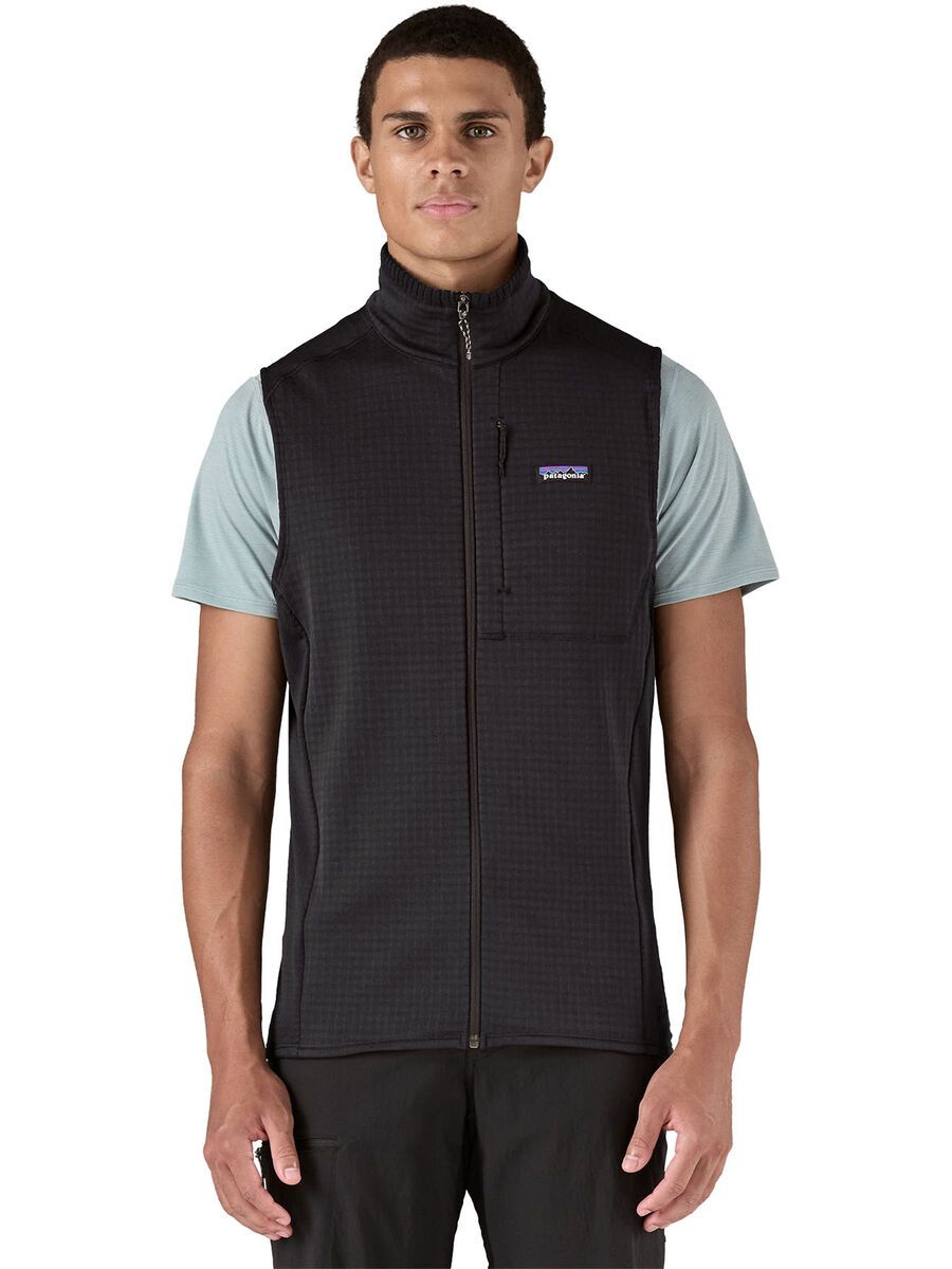 Patagonia Men's R1 Fleece Vest, black - Bild 2