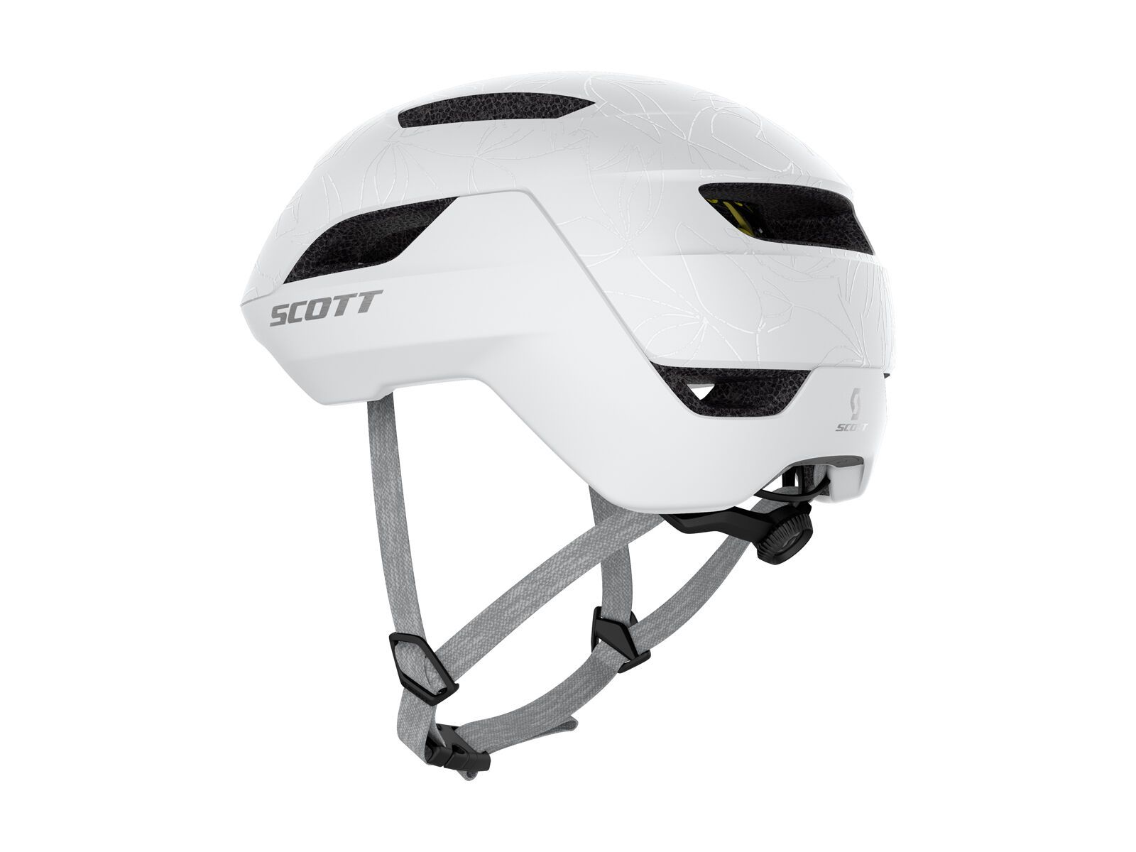 Scott La Mokka Plus Sensor Helmet, ice white - Bild 3