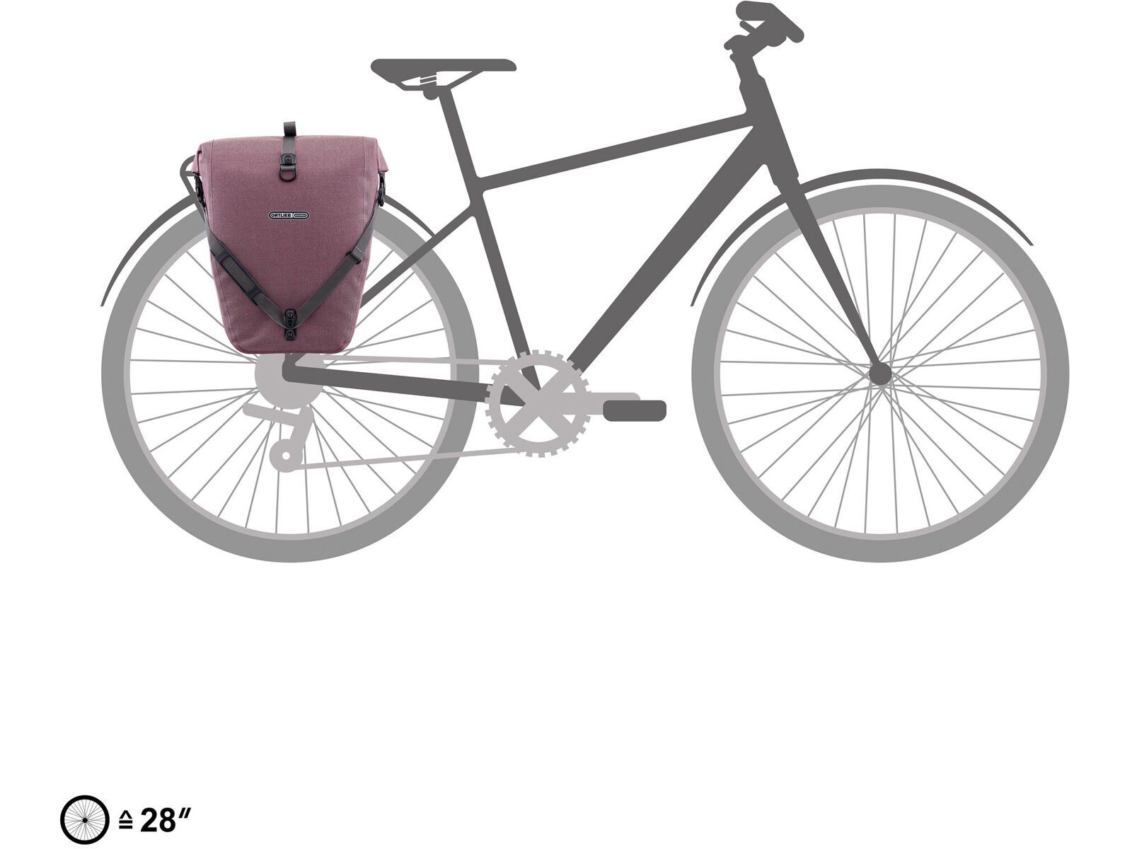 ORTLIEB Back-Roller Urban QL3.1, ash rose - Bild 8