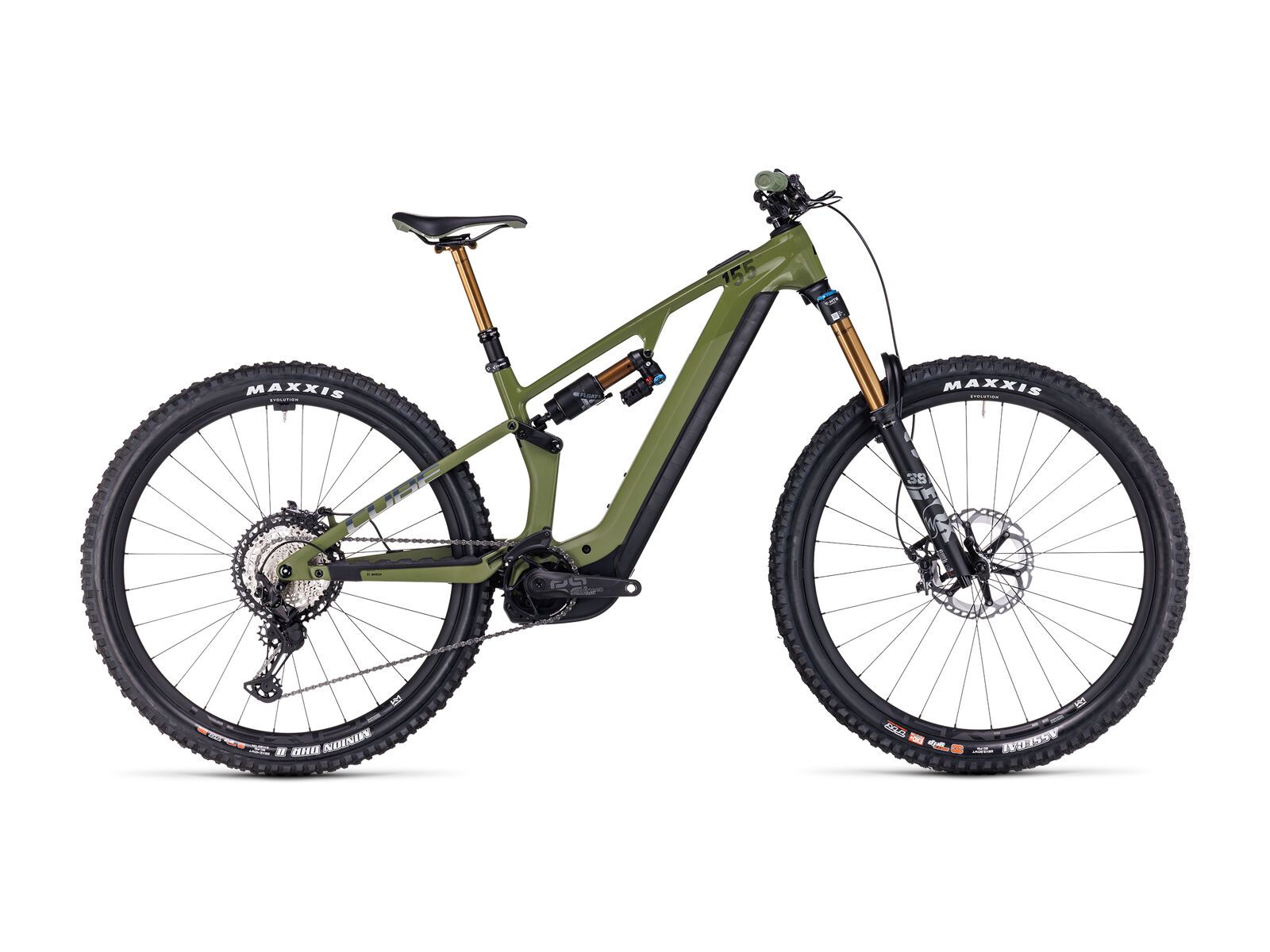 Cube Stereo Hybrid One55 C:68X TM 750 29, olive´n´chrome - Bild 1