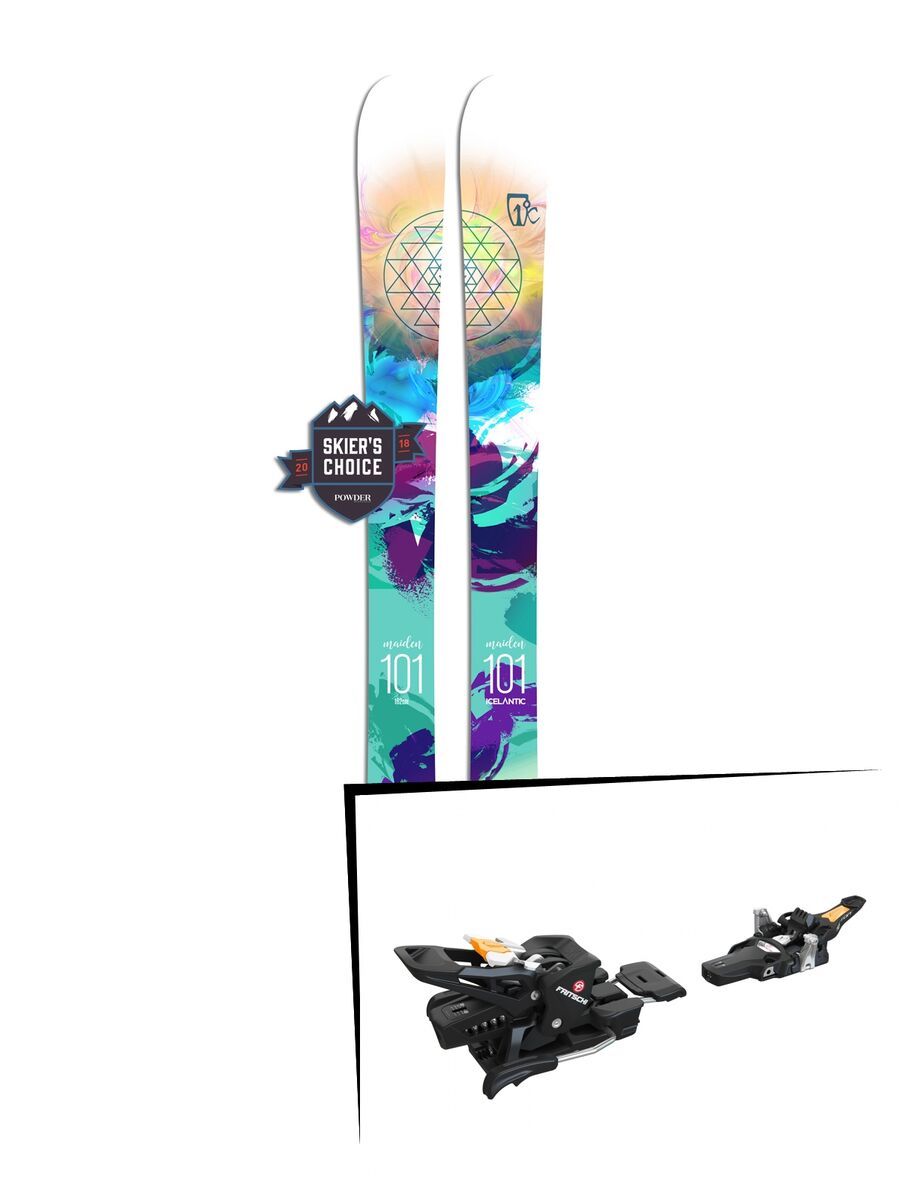 Set: Icelantic Maiden 101 2018 + Fritschi Tecton 12 - Bild 1