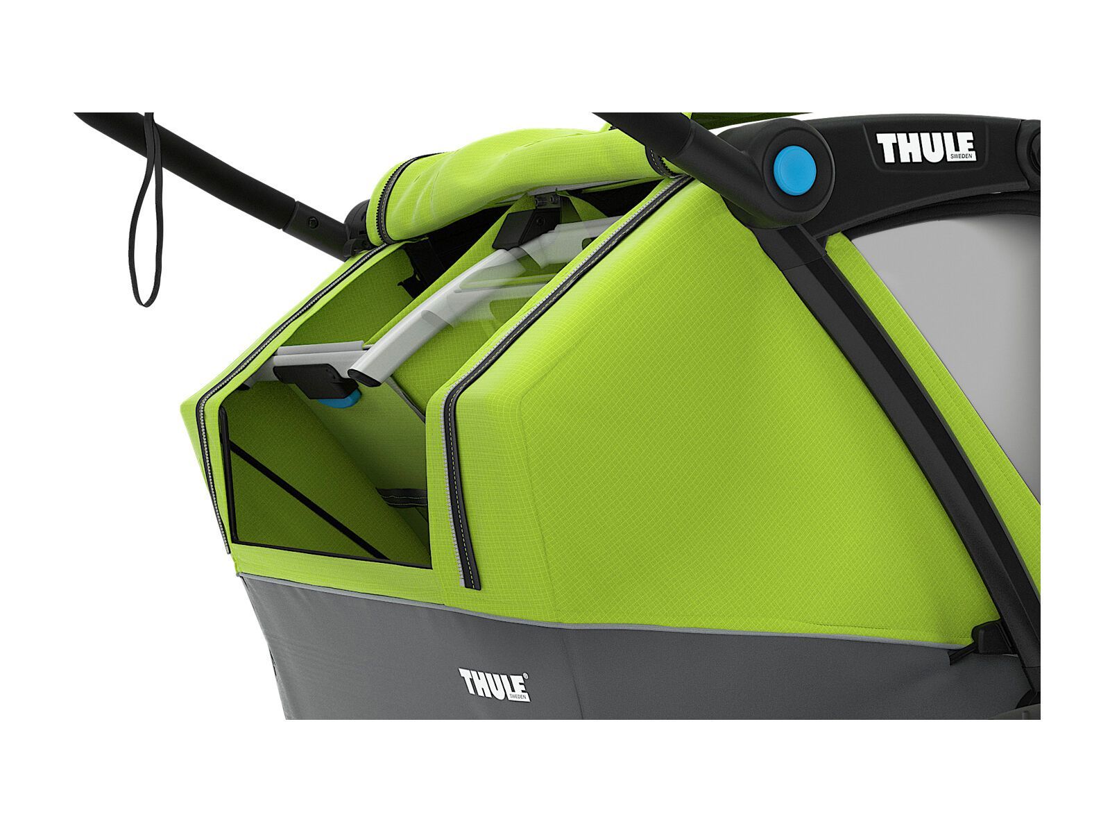 Thule Chariot Cab 2, chartreuse - Bild 7