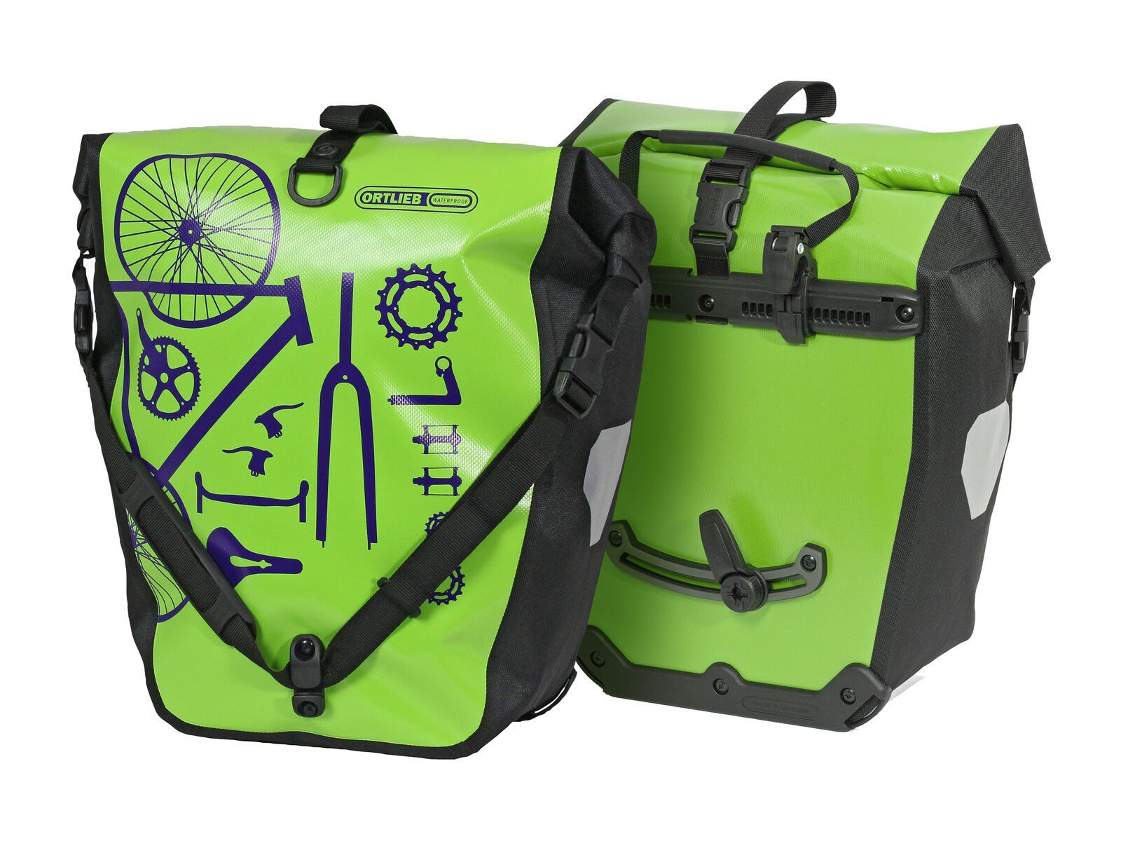 ORTLIEB Back-Roller Design Parts, limone-schwarz - Bild 2