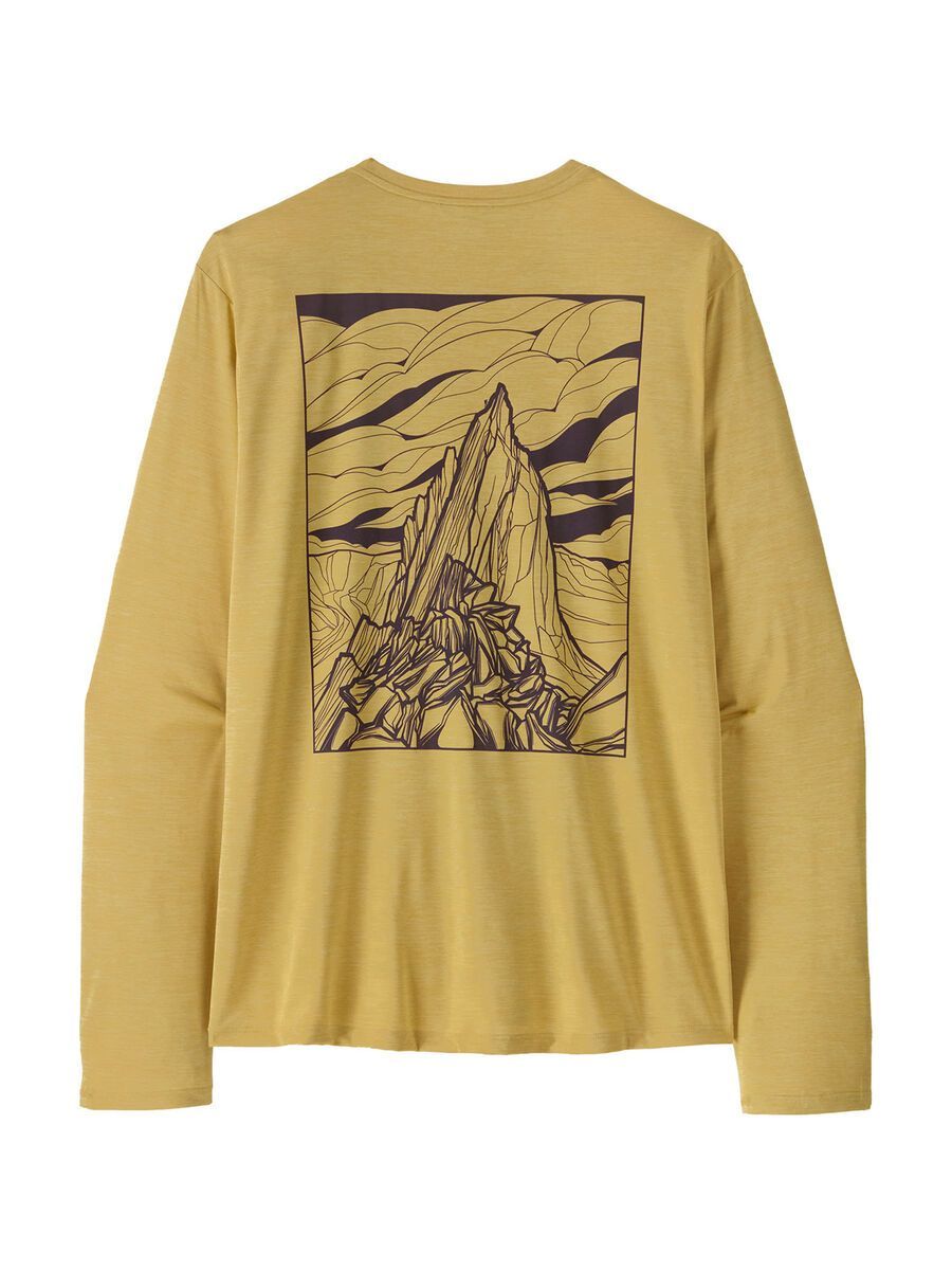 Patagonia Men's Long-Sleeved Capilene Cool Daily Shirt - Cloud Crag, limestone yellow/light limestone yellow x-dye - Bild 2
