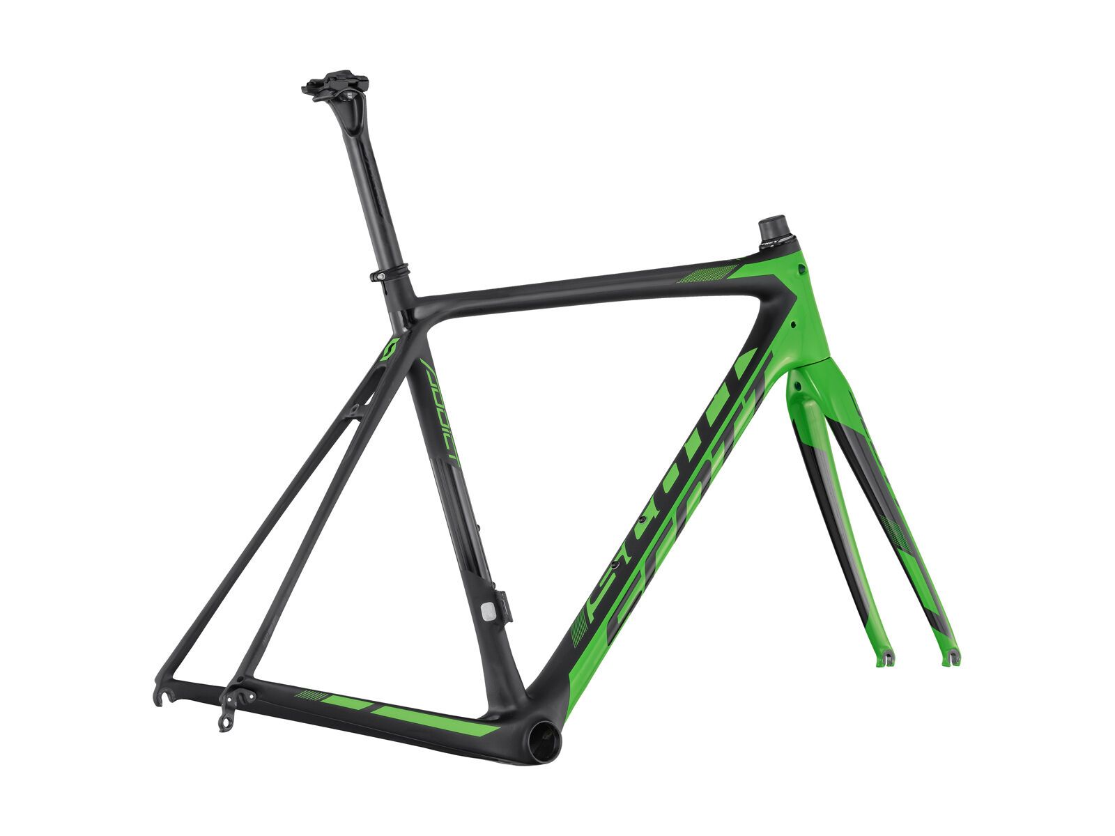 Scott Addict RC Di2, black/green - Bild 1