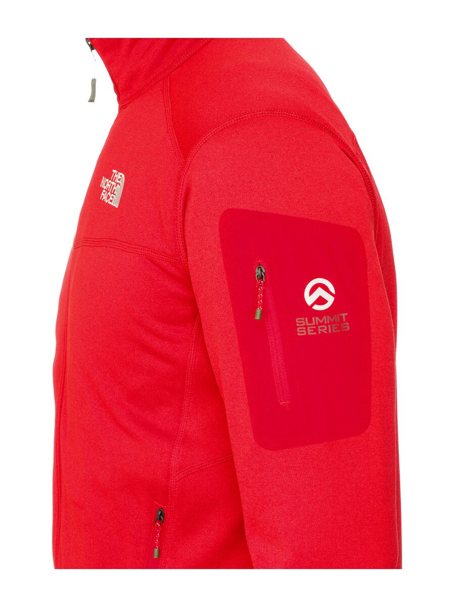 The North Face Mens Hadoken Full Zip Jacket, Salsa Red Heather - Bild 4