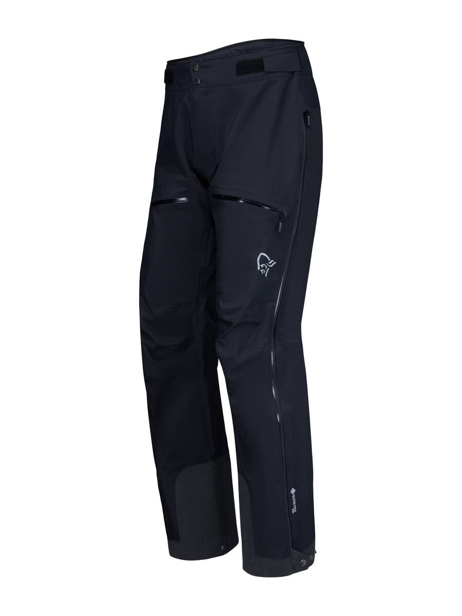 Norrona trollveggen Gore-Tex Pro light Pants M's, caviar black - Bild 2