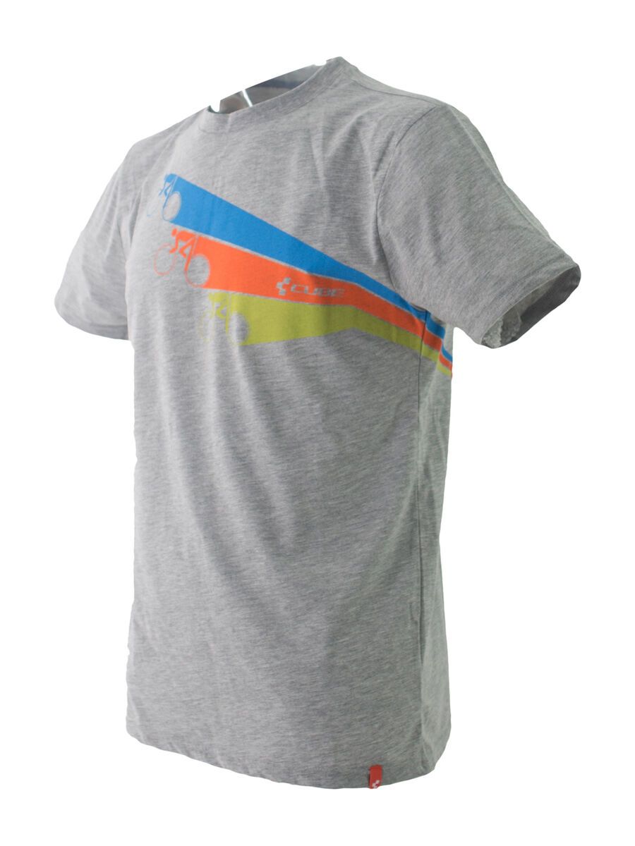 Cube T-Shirt Cube Track Cyclist, light grey - Bild 1