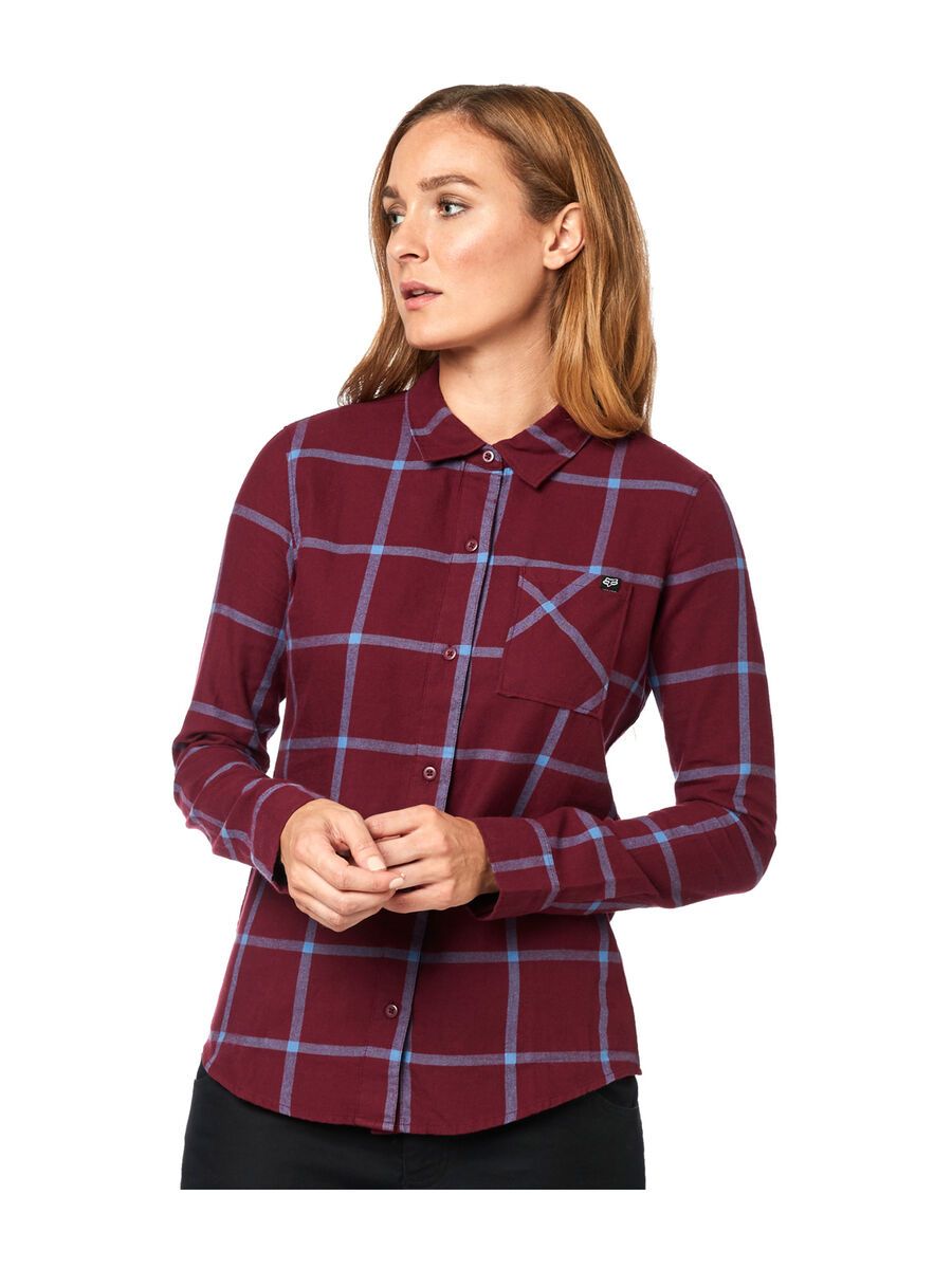 Fox Roost Flannel, cranberry - Bild 1