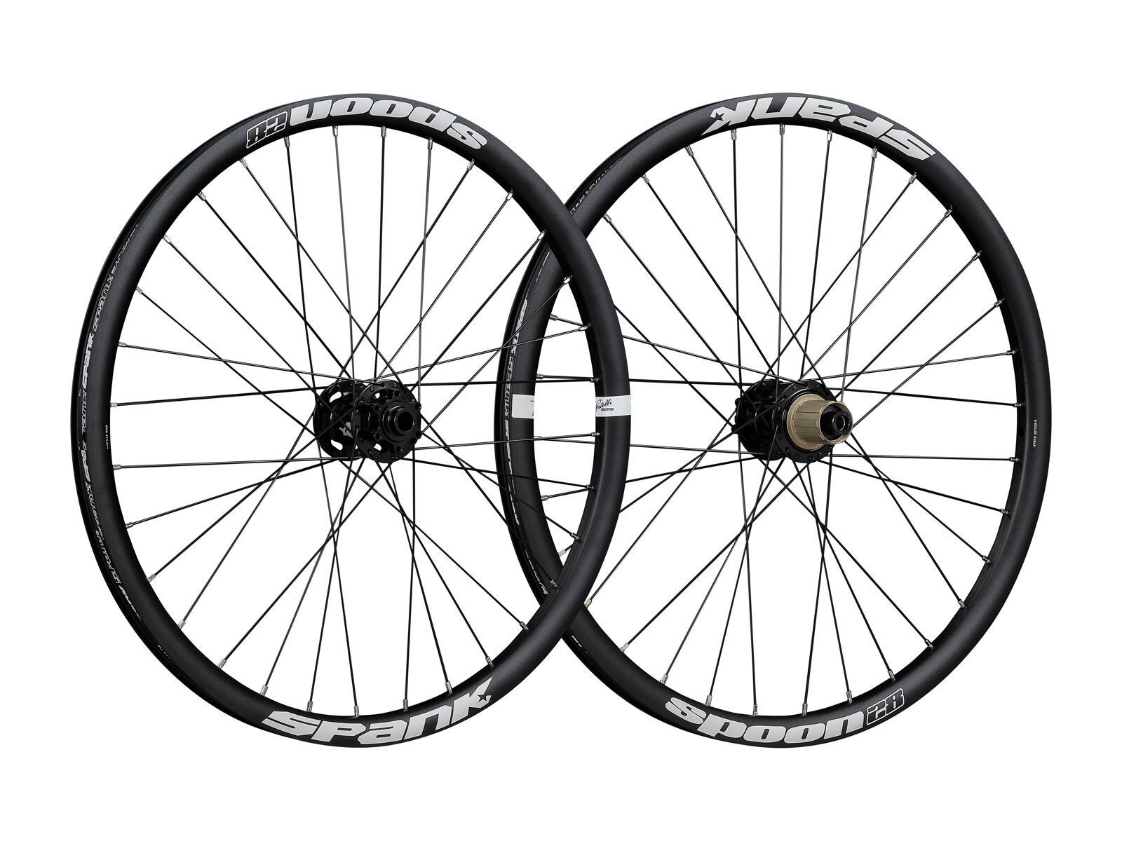 Spank Spoon 28-24 Wheelset, black - Bild 1
