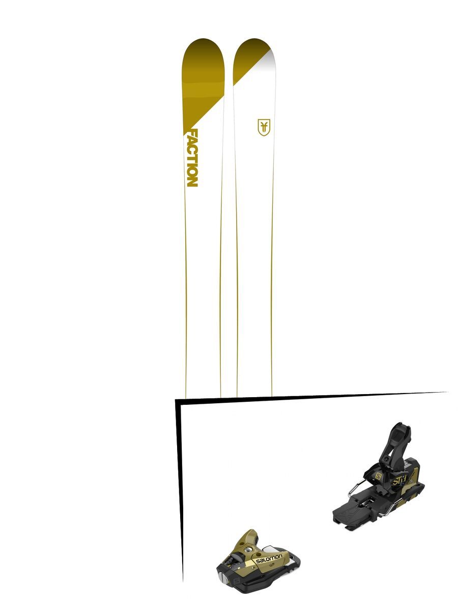 Set: Faction Candide 4.0 2018 + Salomon STH2 WTR 16 gold/black - Bild 1