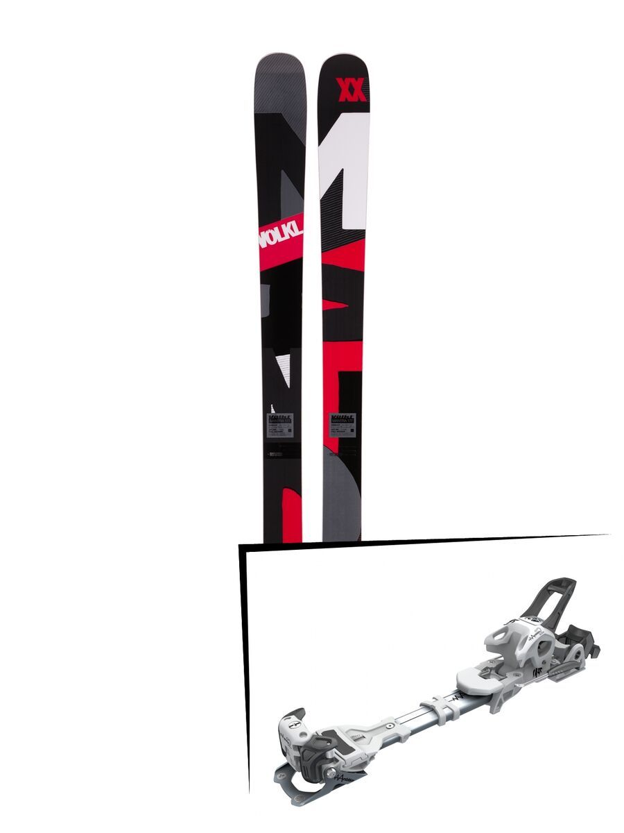 Set: Völkl Mantra 2017 + Tyrolia Ambition 12 ohne Bremse, solid white black - Skiset - Bild 1