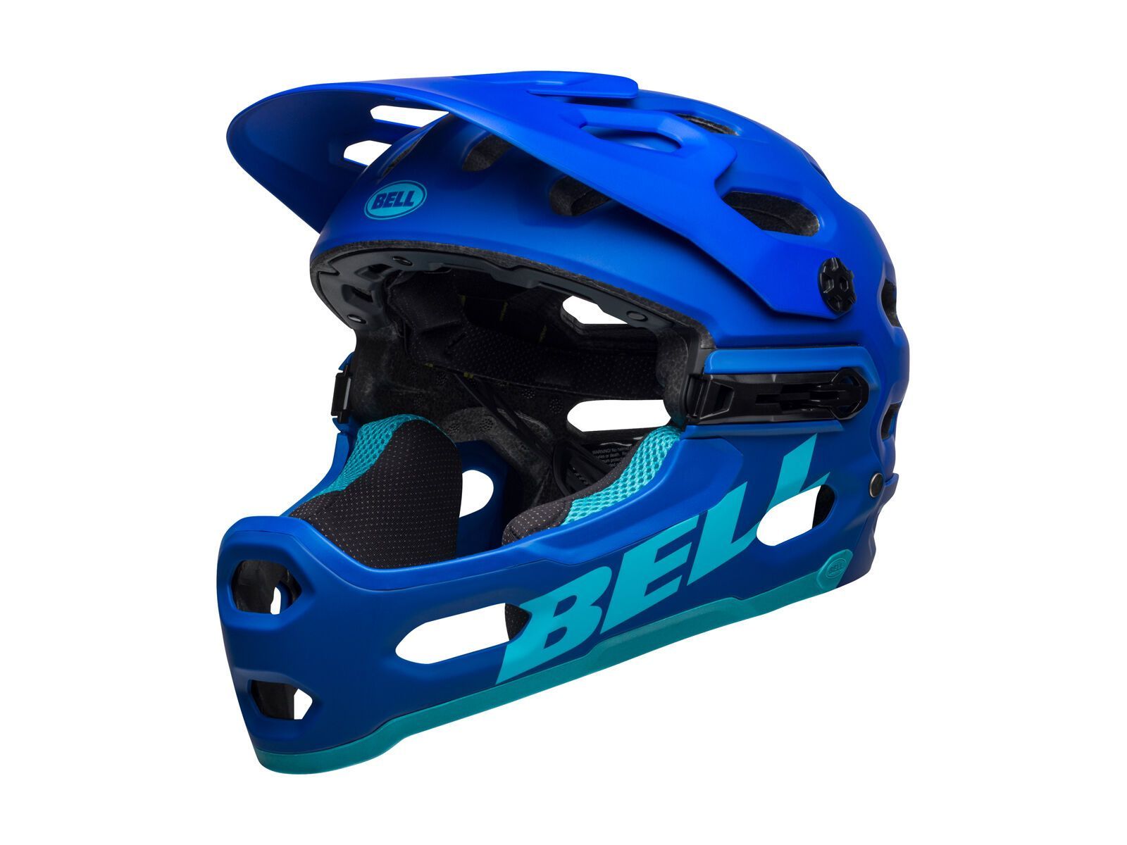 Bell Super 3R MIPS, matte blue/bright blue - Bild 1