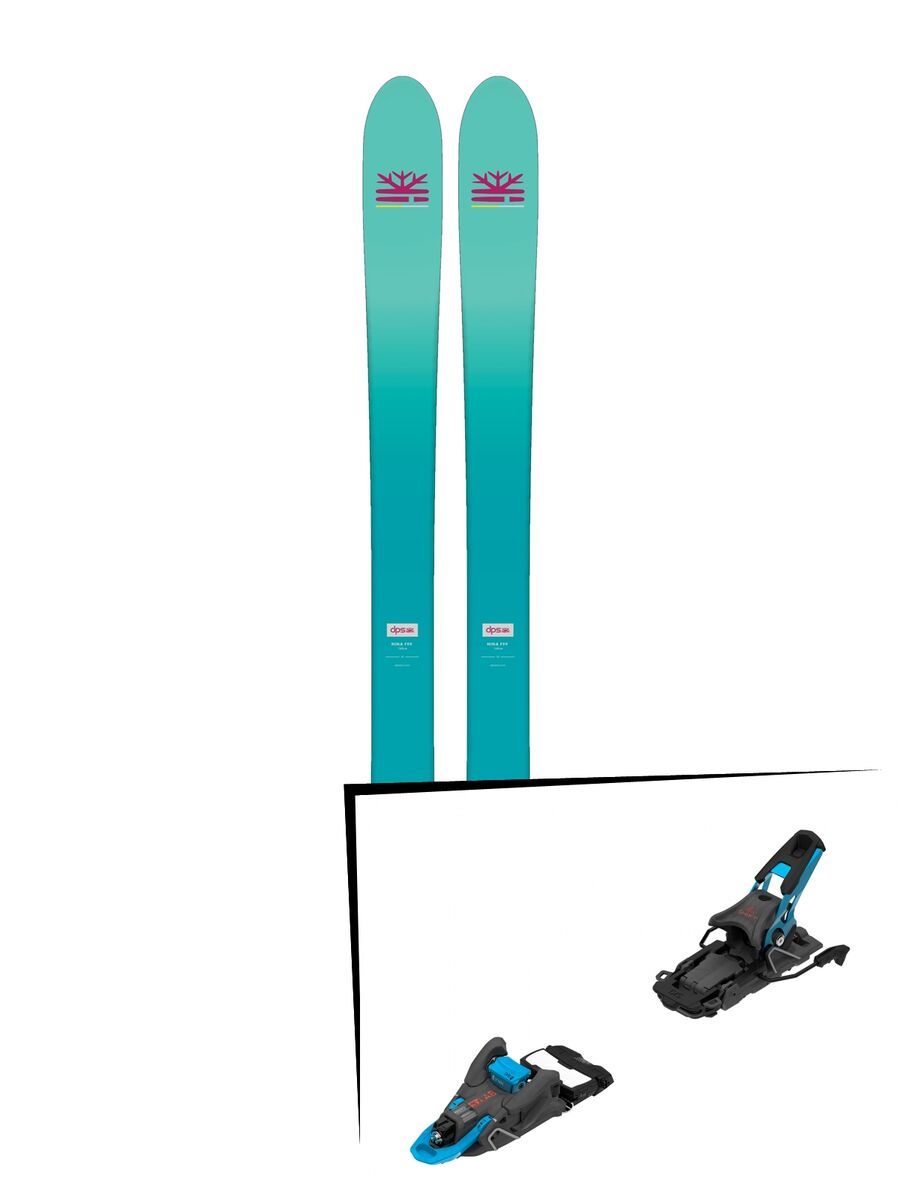 Set: DPS Skis Nina F99 Foundation 2018 + Salomon S/Lab Shift MNC blue/black - Bild 1