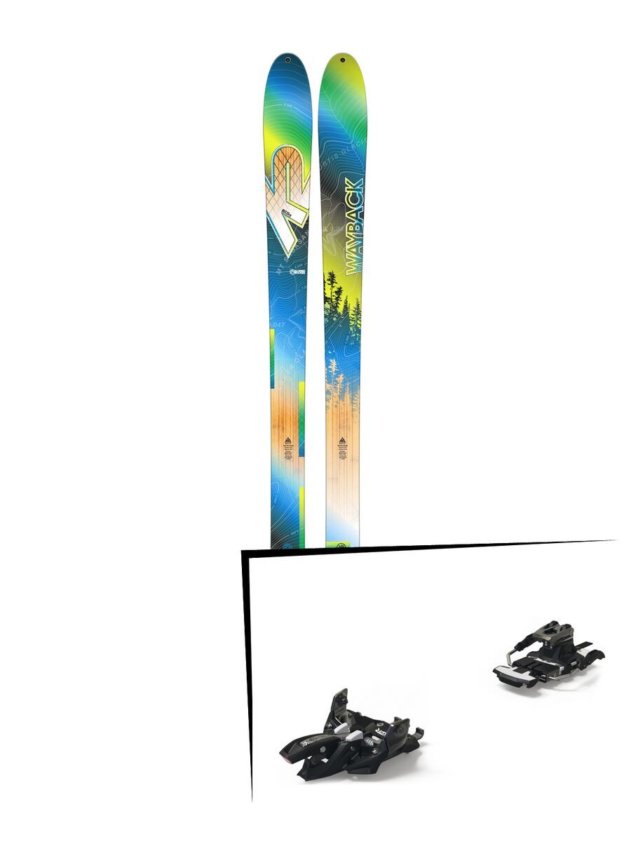 Set: K2 SKI Wayback 82 ECOre 2017 + Marker Alpinist 9 Long Travel (2319306) - Bild 1
