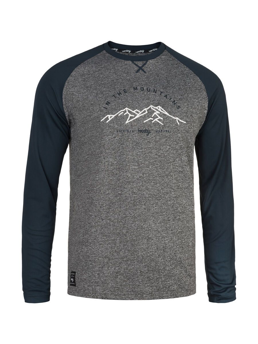 Rocday Mount Long Sleeve Jersey, melange/navy - Bild 1
