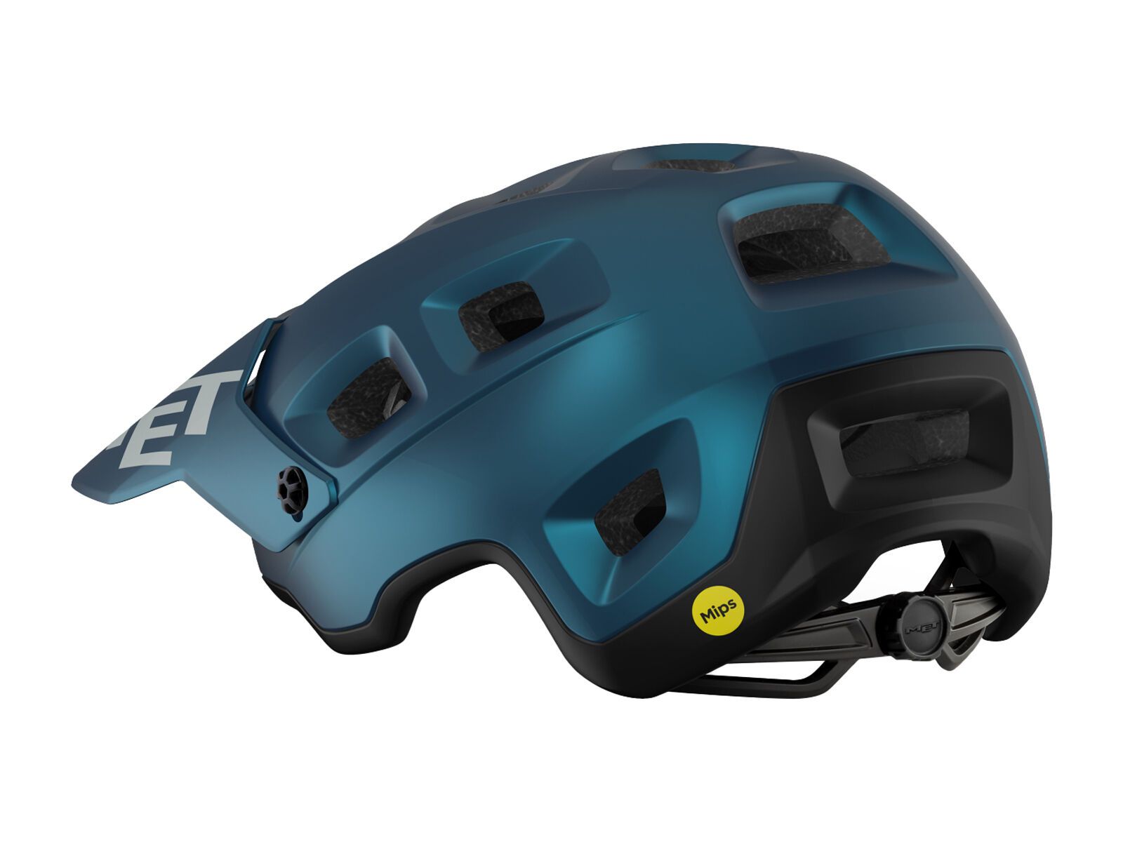 MET Terranova MIPS, teal blue black metallic/matt - Bild 3