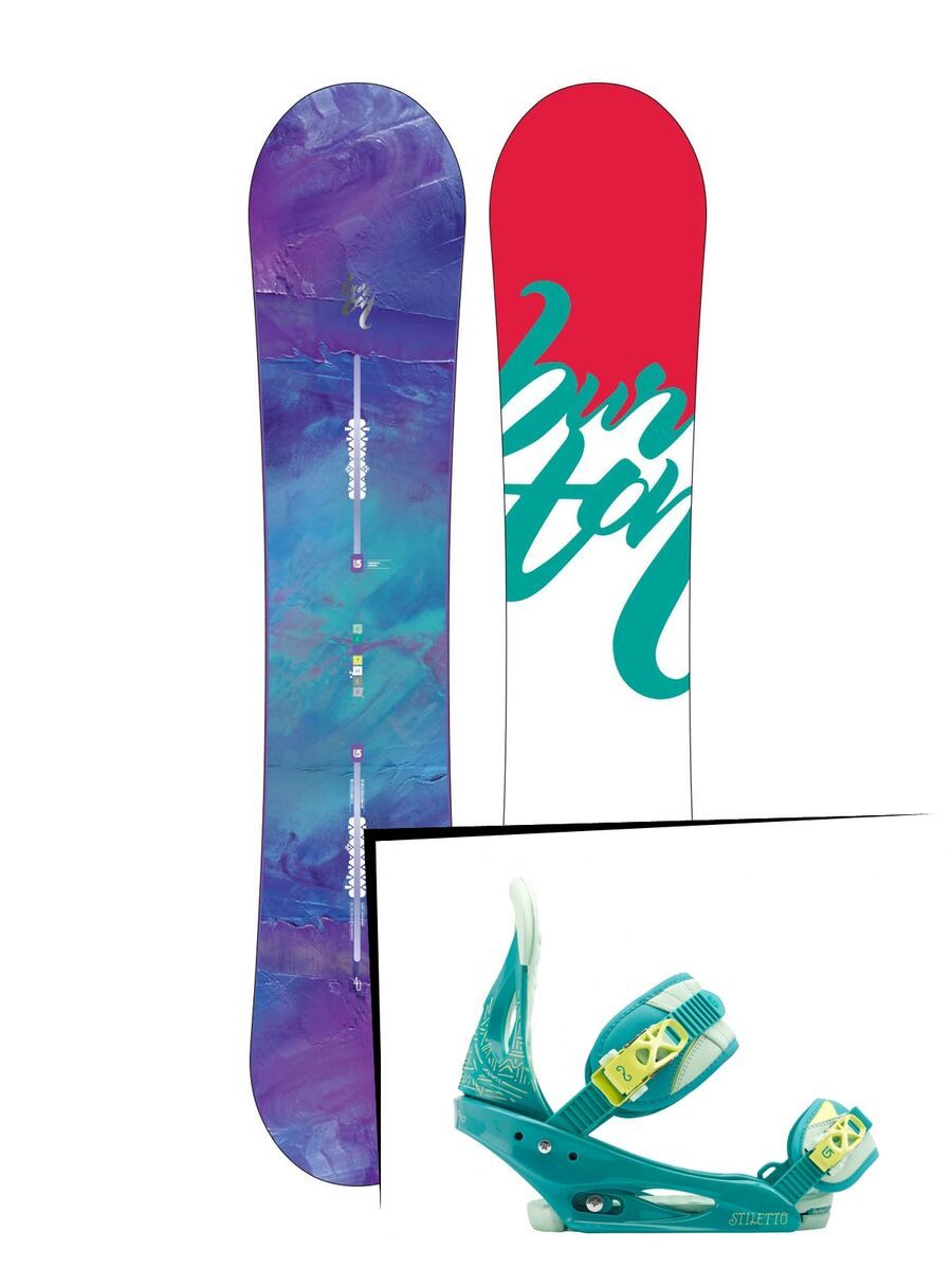 Set: Burton Feather 2015 +  Stiletto (494065S) - Bild 1