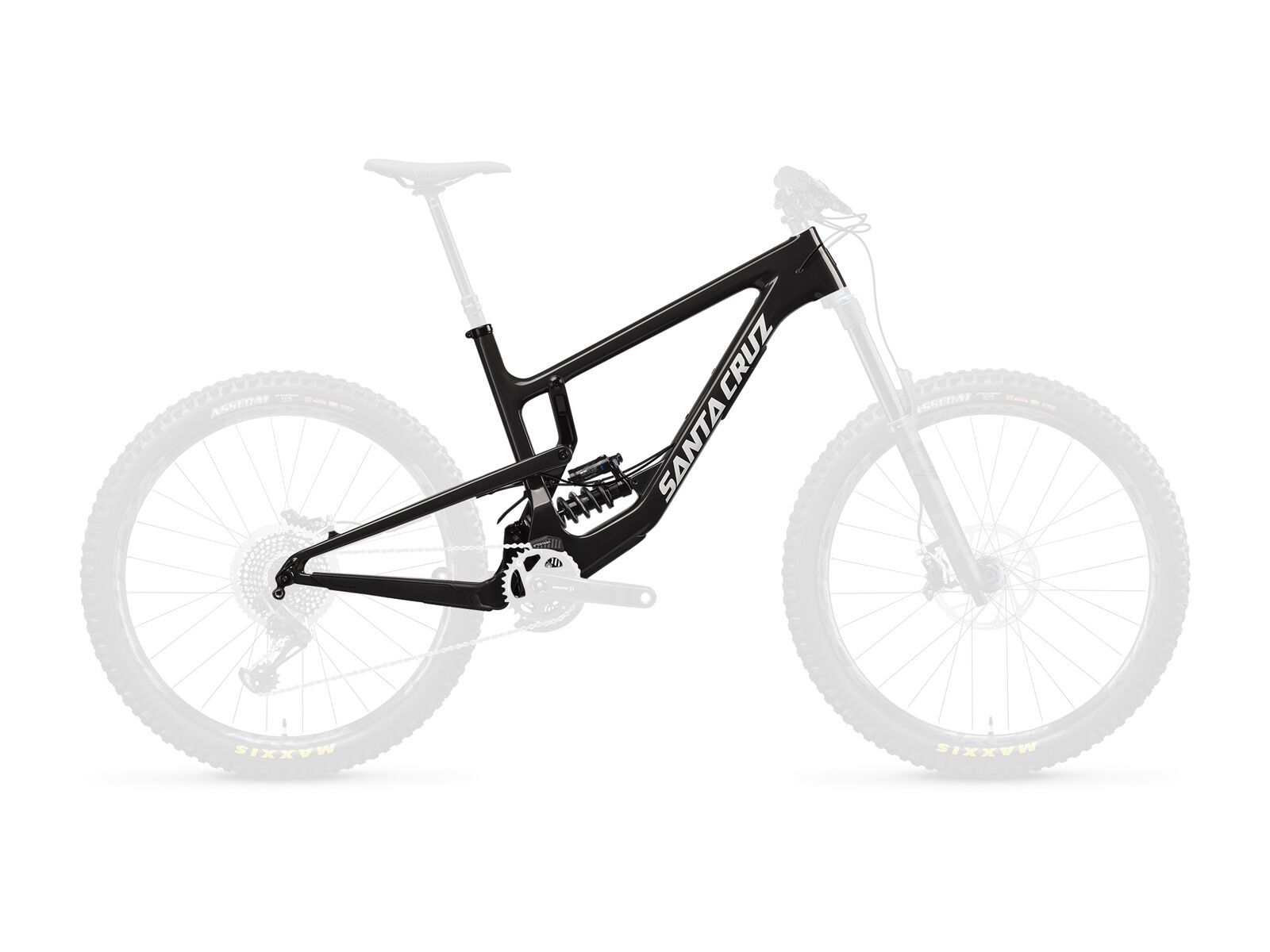 Santa Cruz Nomad CC Frameset Coil, gloss carbon and white - Bild 1