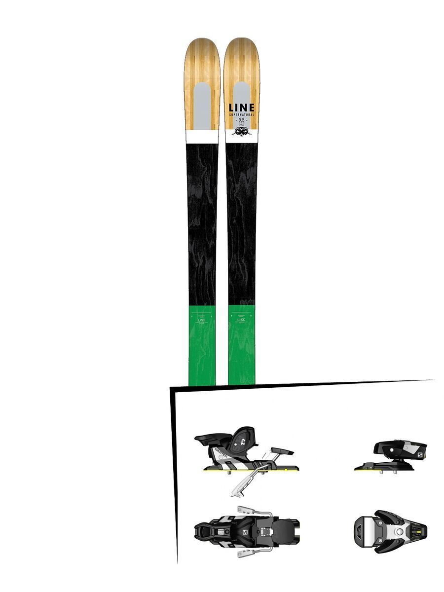 Set: Line Supernatural 92 2017 + Salomon STH2 WTR 13 (1456104) - Bild 1