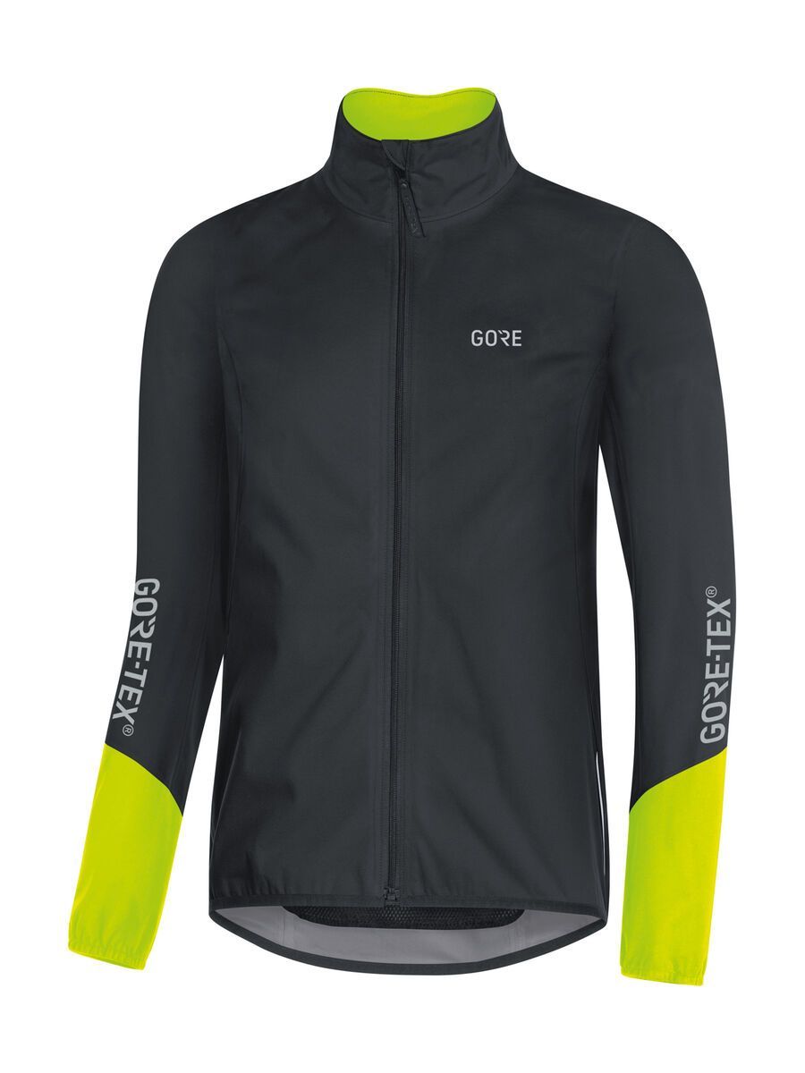 GOREWEAR C5 Gore-Tex Active Jacke, black/neon yellow - Bild 1