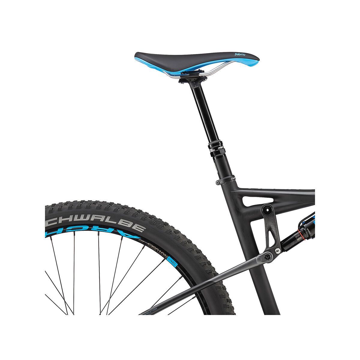 Cannondale Habit Carbon 2, jet black w/ ultra blue, charcoal grey, matte - Bild 5