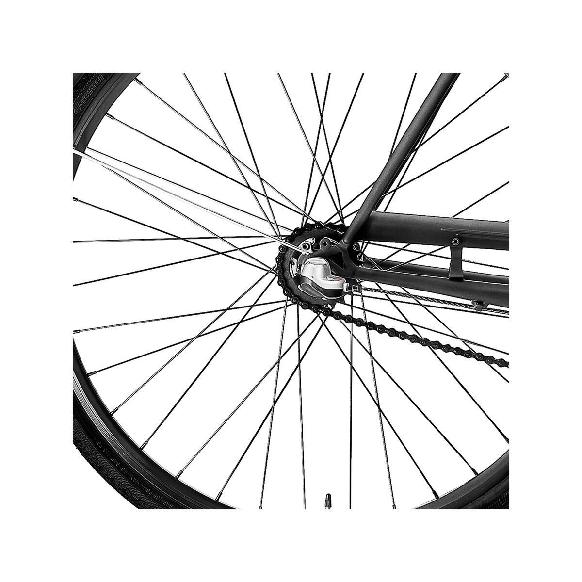 Creme Cycles Caferacer Man Solo, 3 Speed, all black - Bild 4