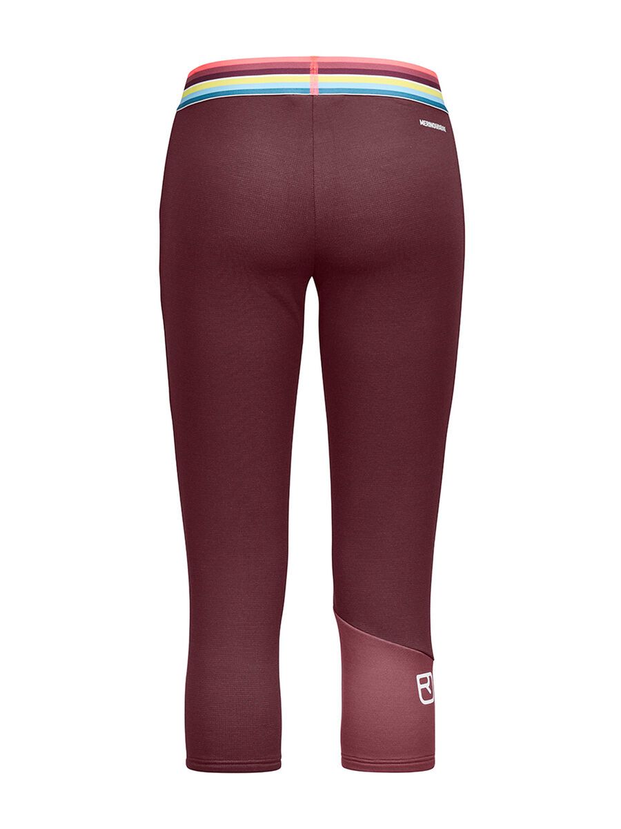 Ortovox Merino Fleece Light Short Pants W, winetasting - Bild 2