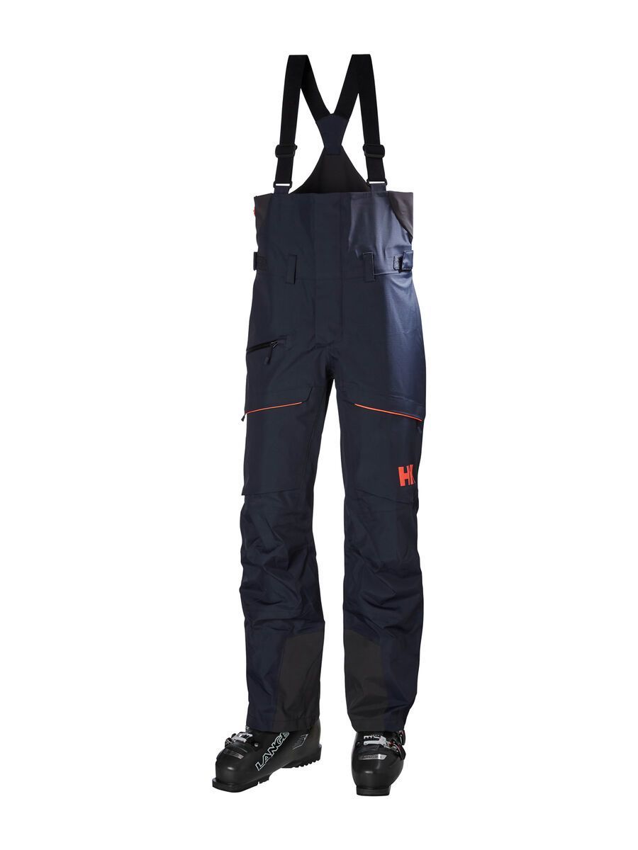Helly Hansen W Kvitegga Bib Shell Pant, navy - Bild 1