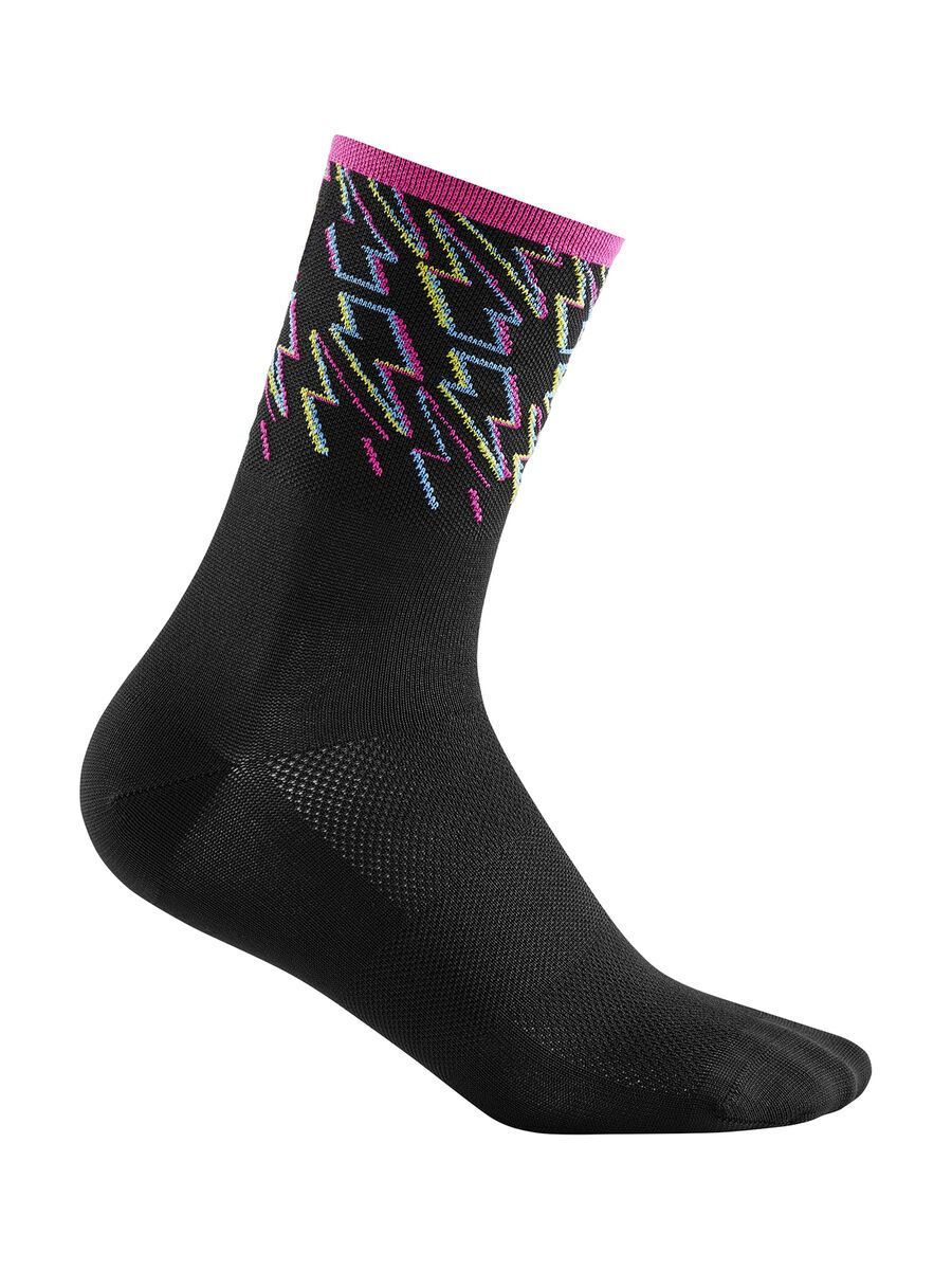 Cube Socke High Cut Blackline, black´n´blue´n´pink - Bild 1