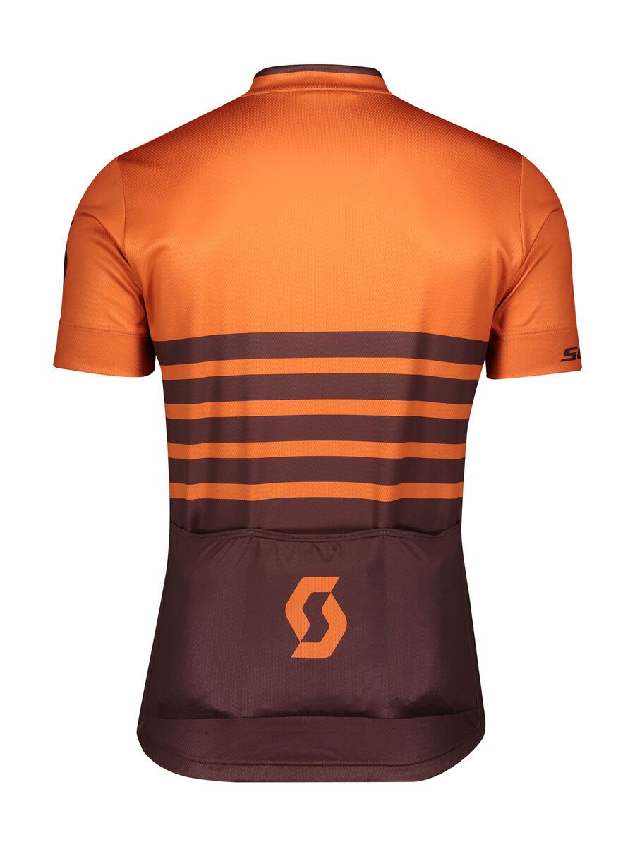 Scott RC Team 20 S/Sl Men's Shirt, orange pumpkin/maroon red - Bild 2
