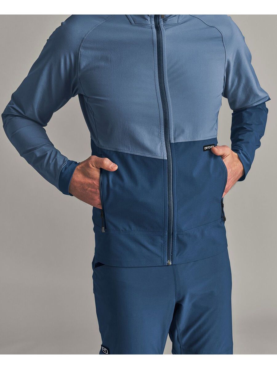 Ortovox Venet Softshell Hooded Jacket M, light nunatak - Bild 6